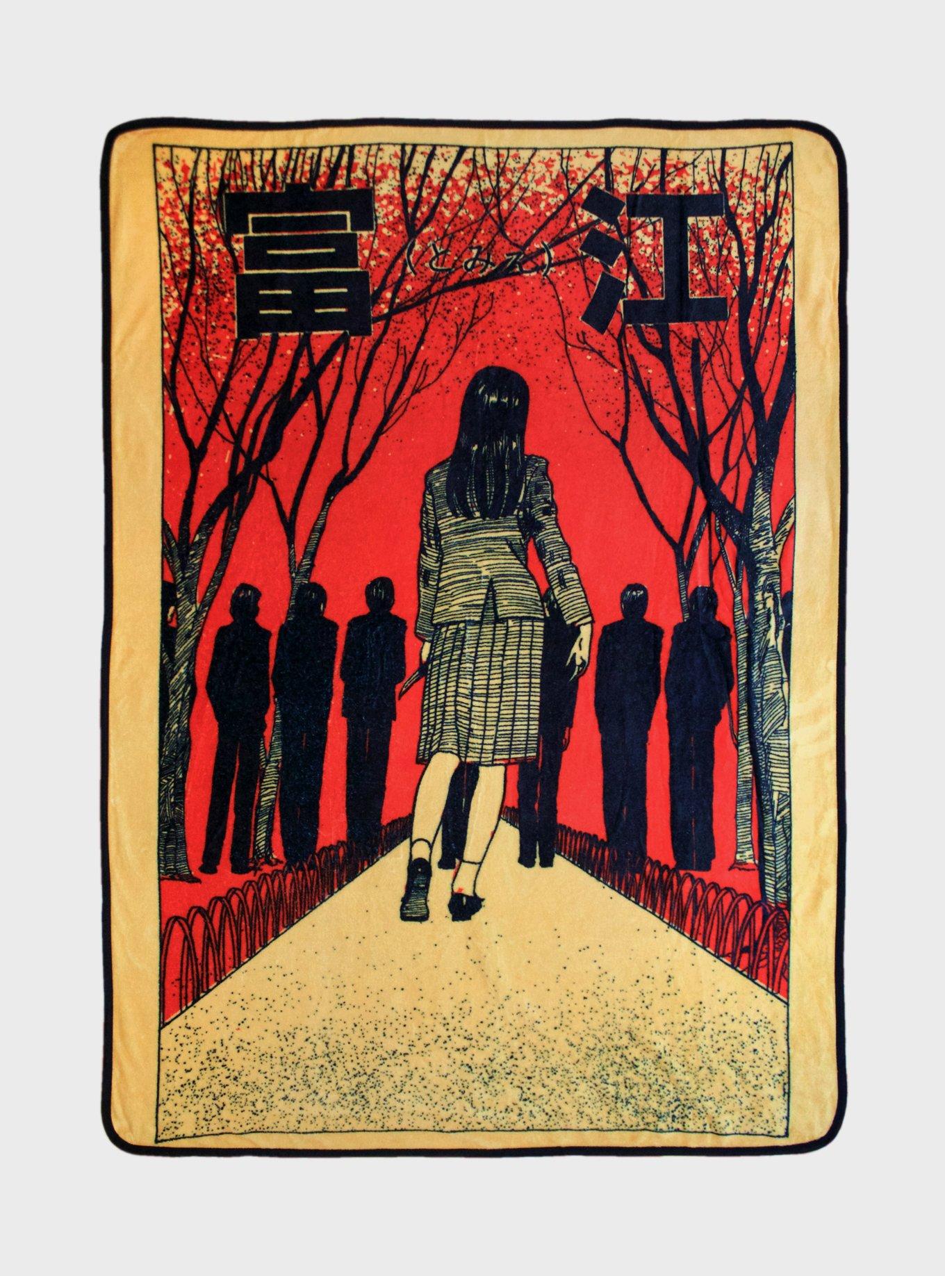 Junji Ito Tomie Trees Throw Blanket, , hi-res