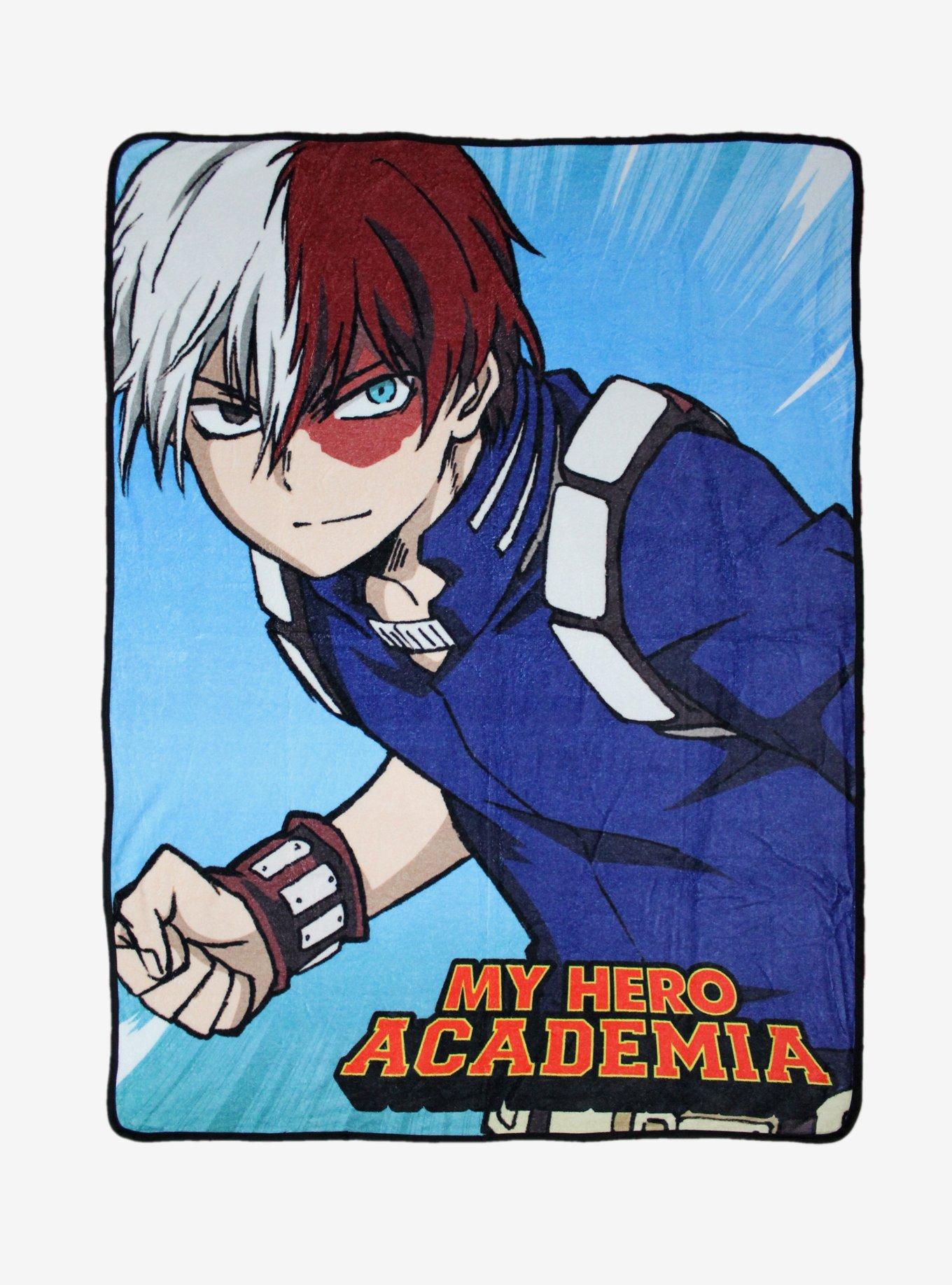 My Hero Academia Shoto Todoroki Portrait Throw Blanket