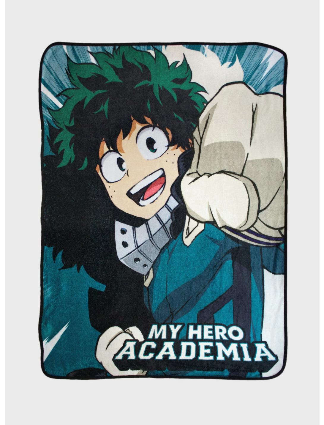 My Hero Academia Deku Punch Throw Blanket, , hi-res
