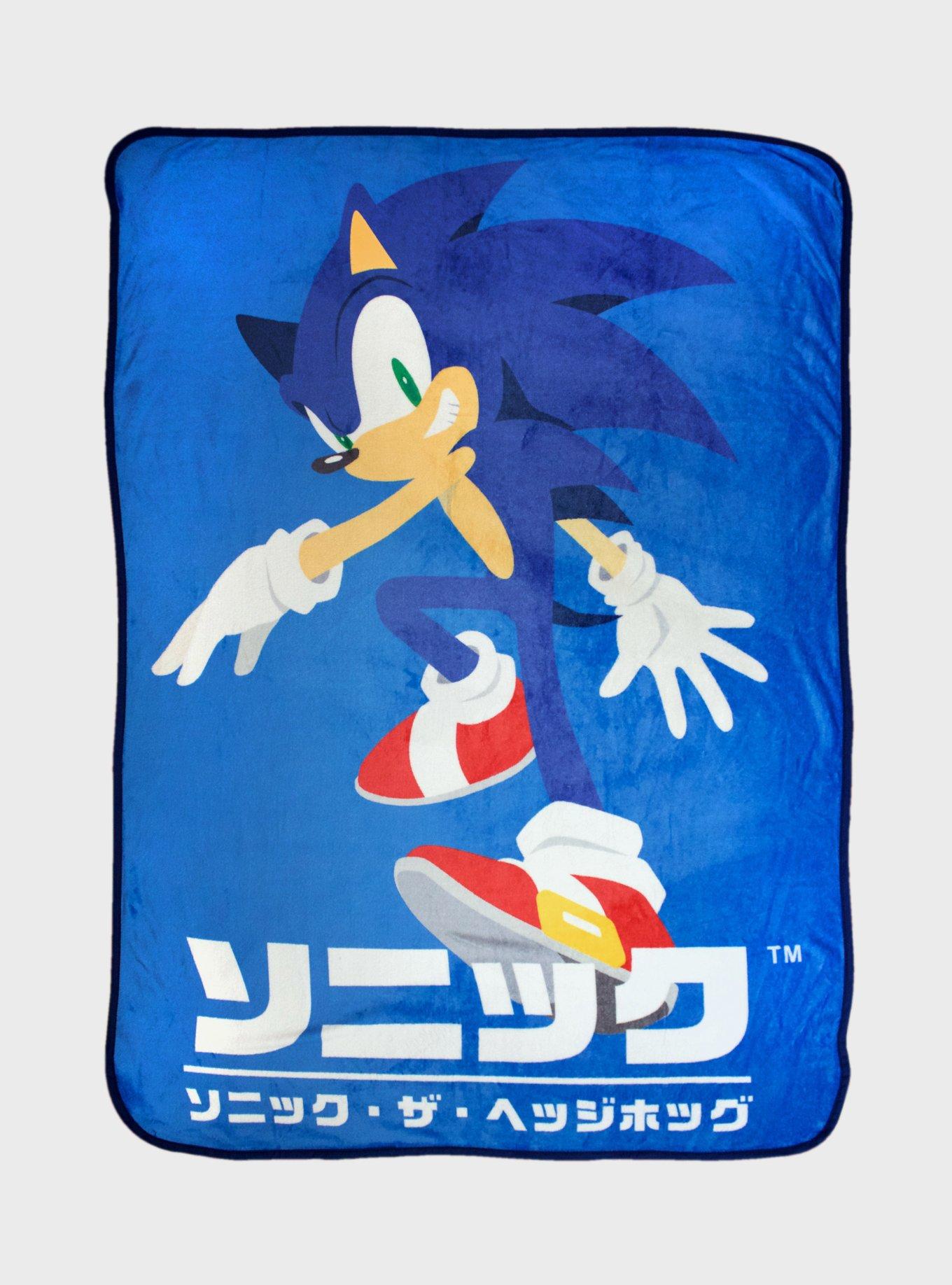 Sonic The Hedgehog Japanese Throw Blanket, , hi-res