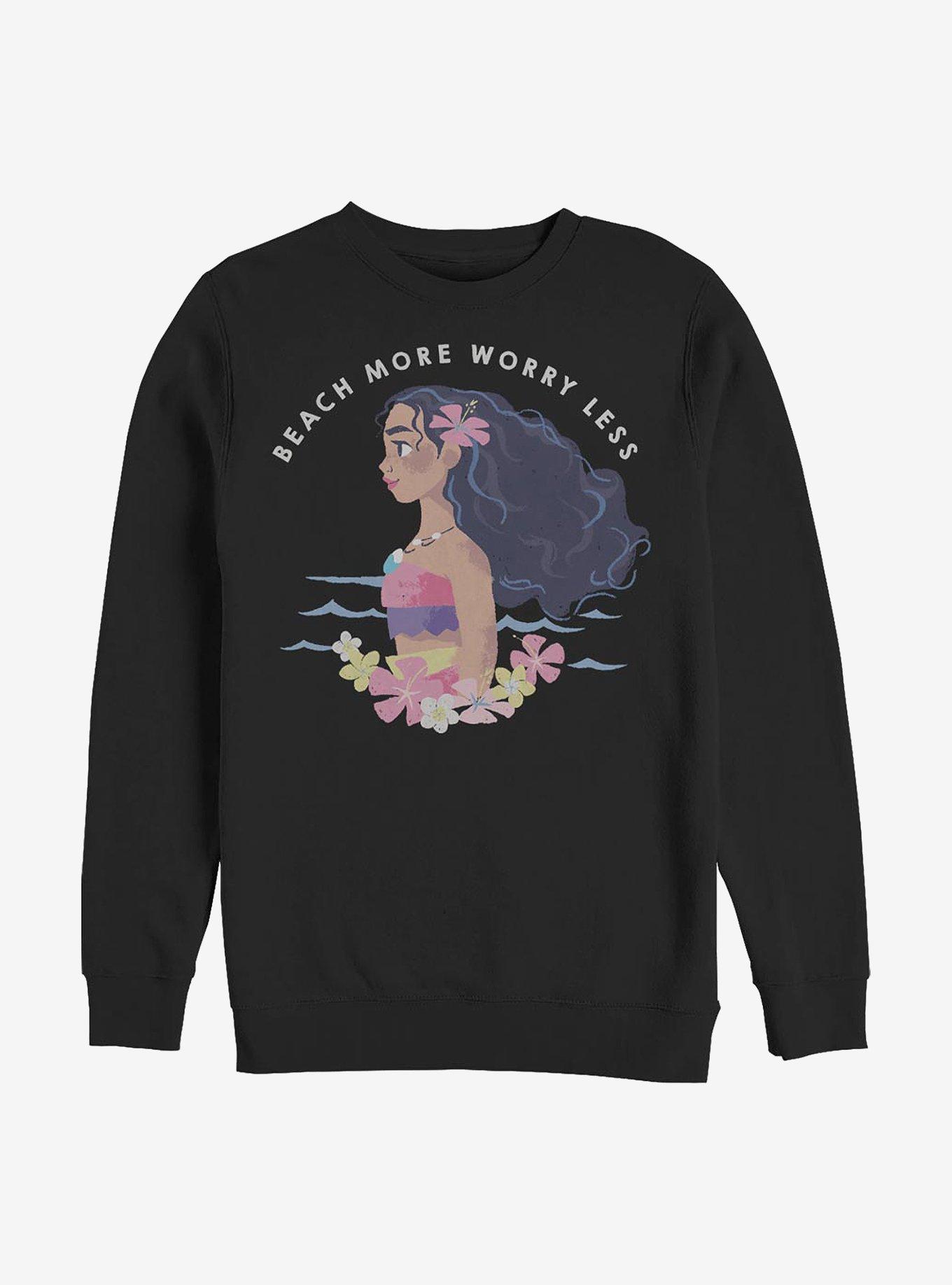 Disney Moana Beach More Worry Less Sweatshirt, , hi-res