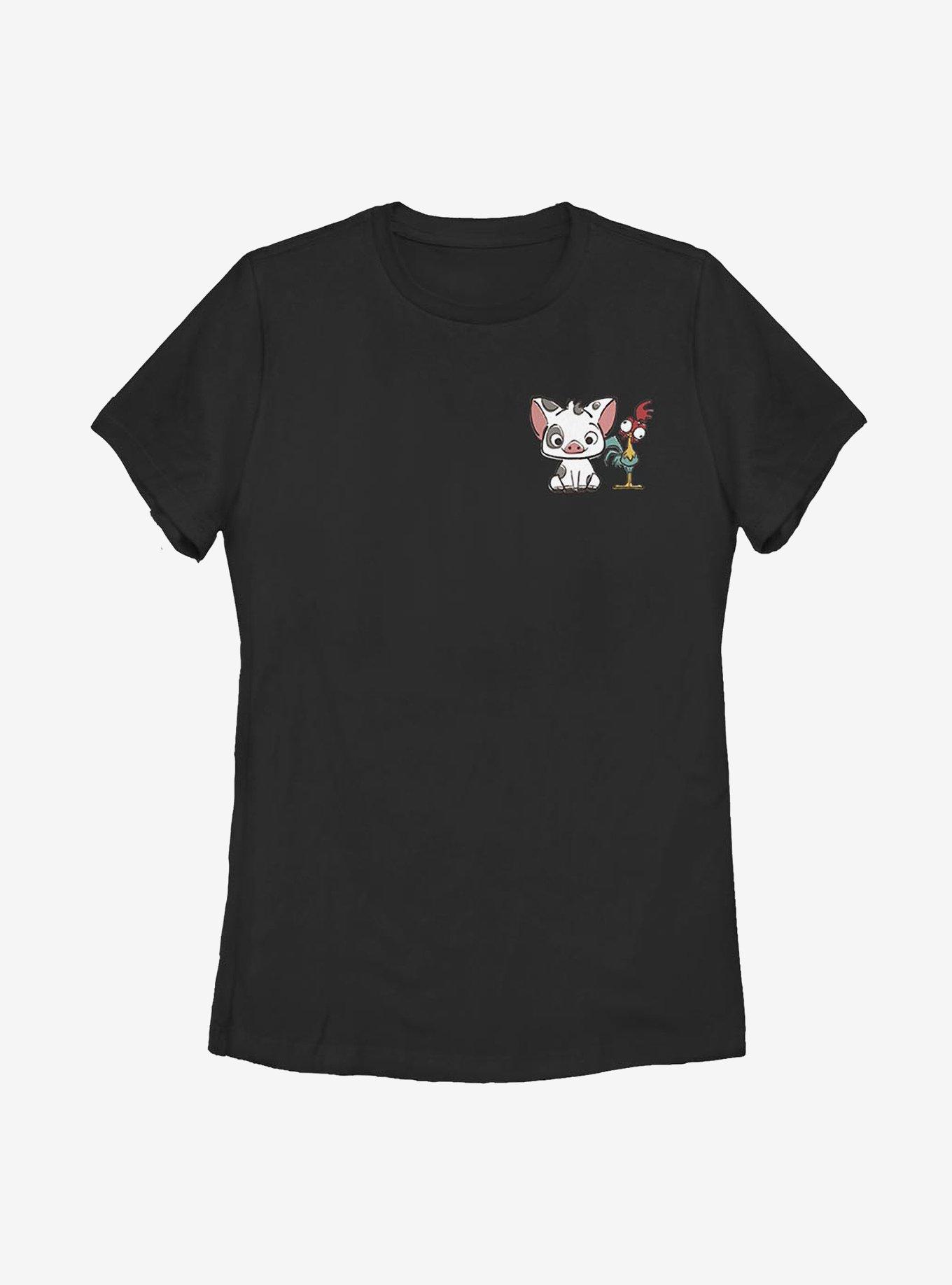 Disney Moana Pals Pocket Womens T-Shirt, BLACK, hi-res
