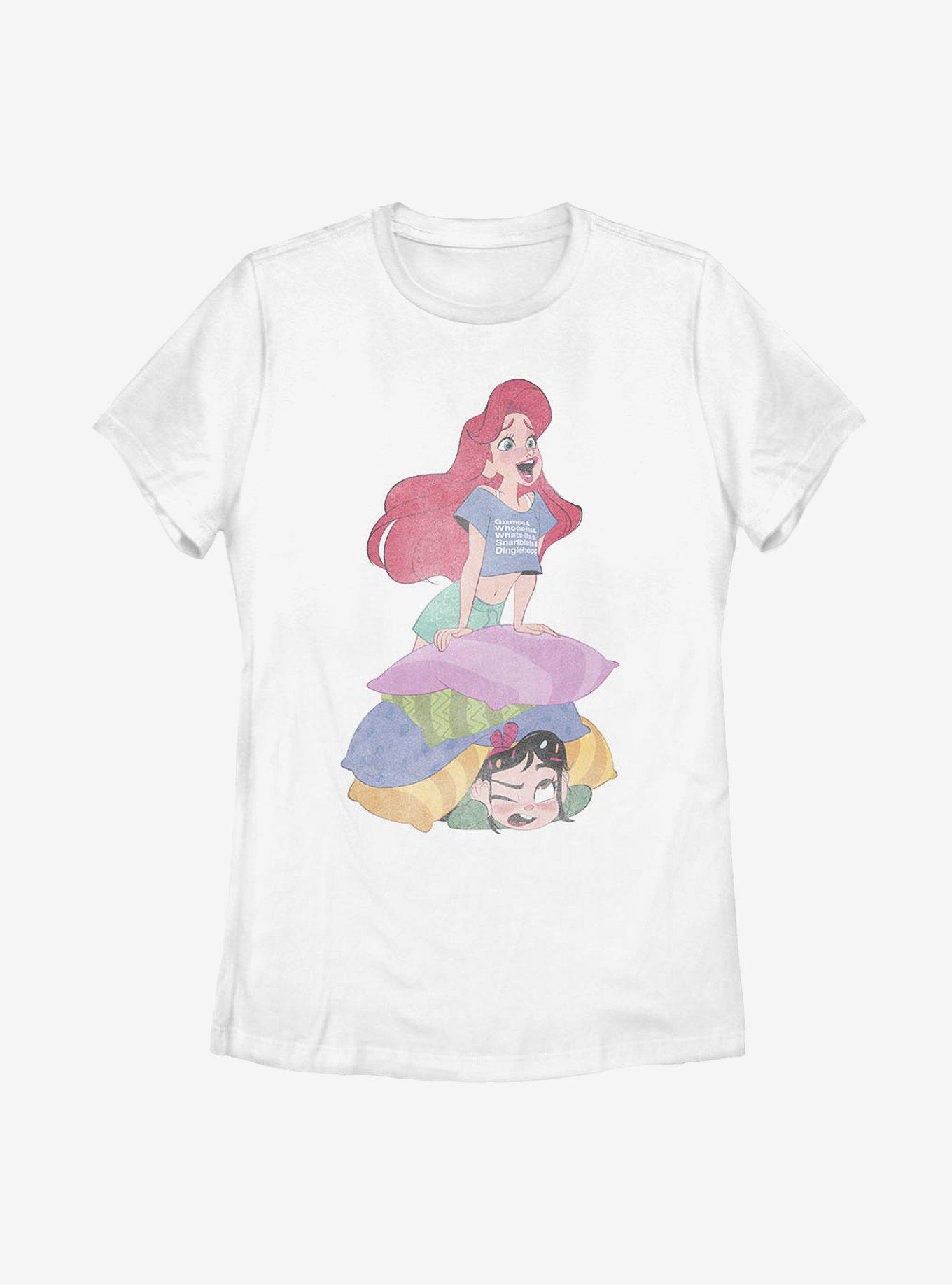 Disney Ralph Breaks The Internet Singing Ariel Vanellope Womens T-Shirt, , hi-res