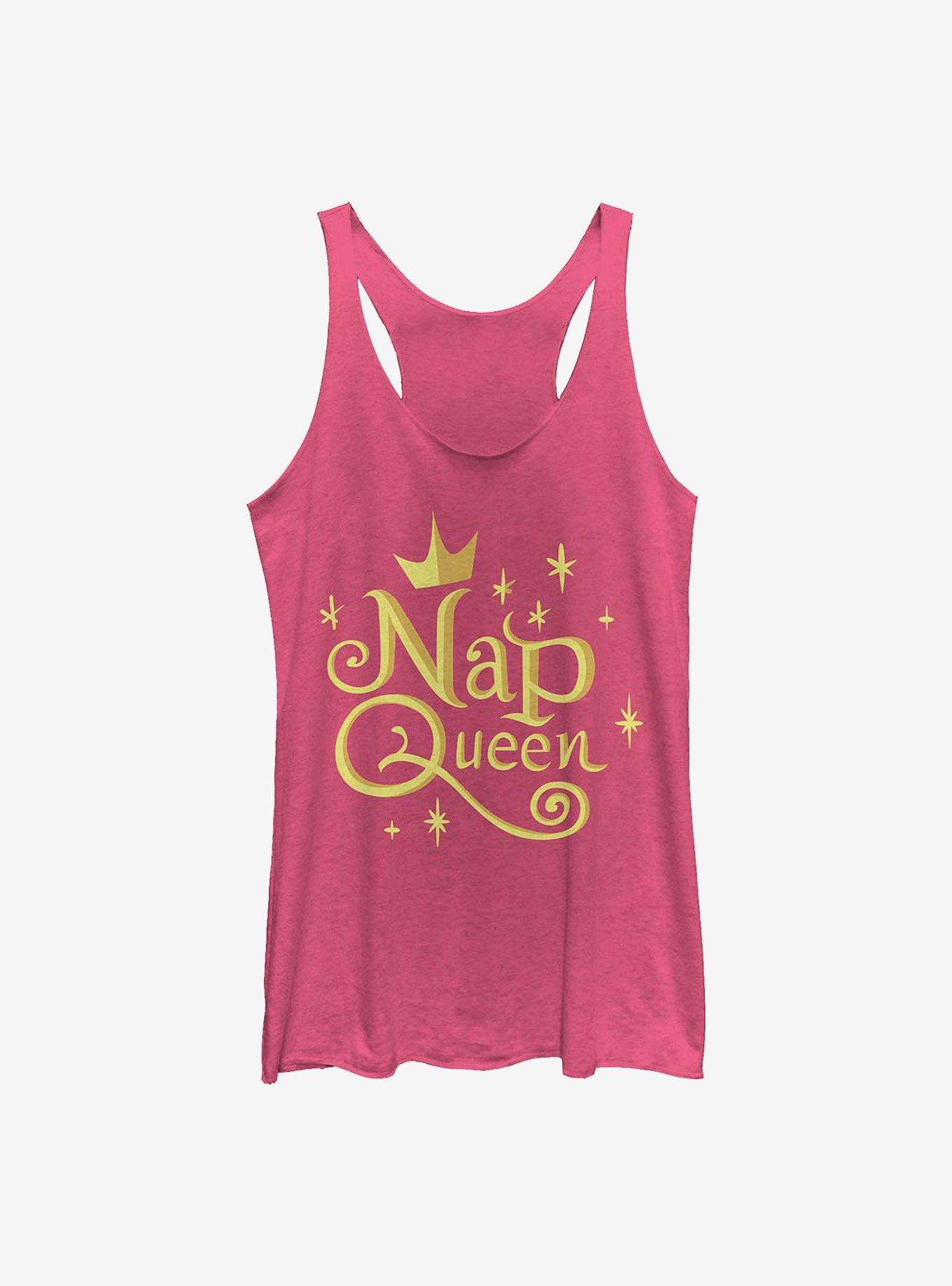 Disney Ralph Breaks The Internet Sleeping Beauty Nap Queen Womens Tank Top, , hi-res