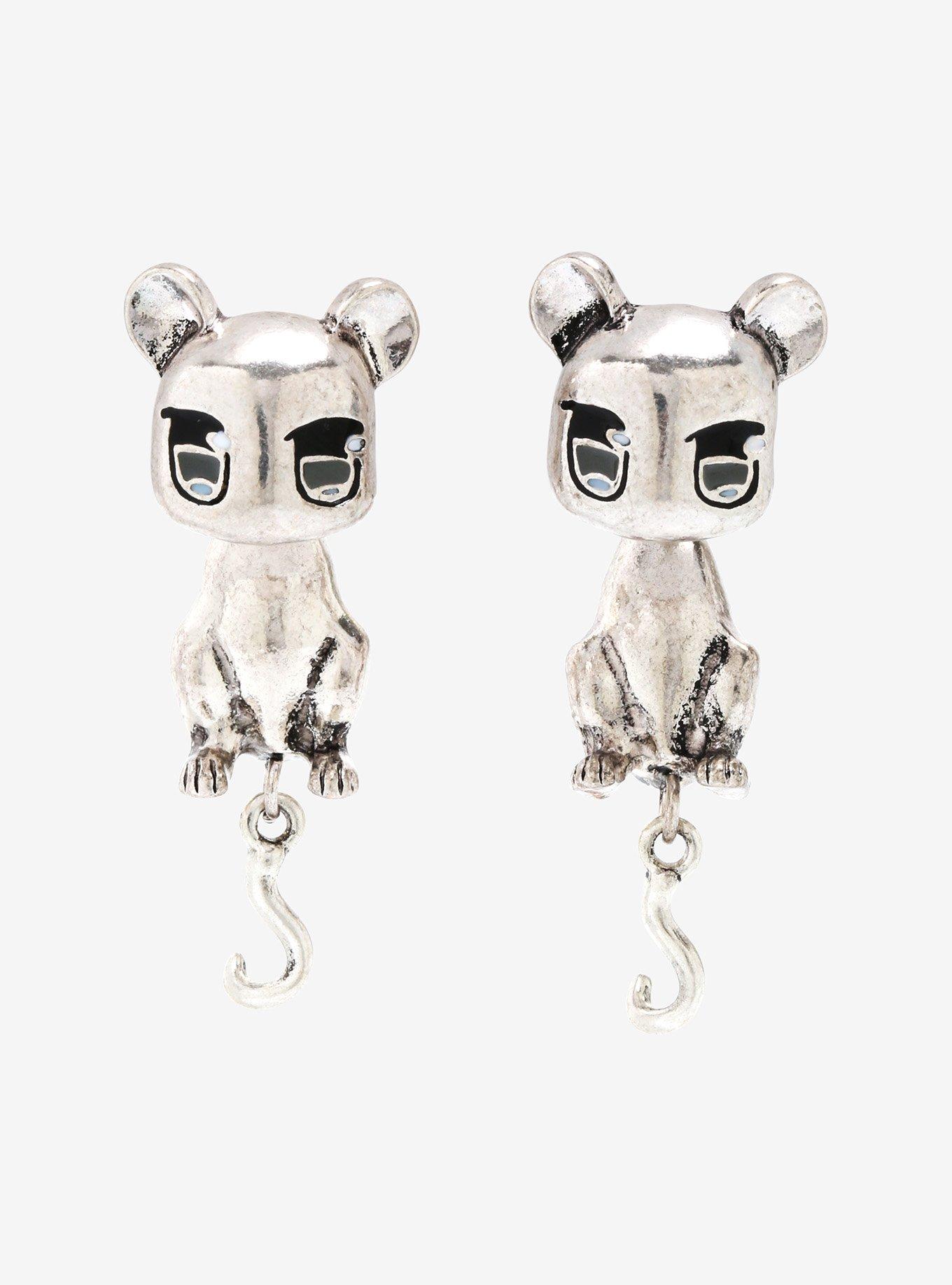 Fruits Basket Yuki Sohma Rat Figural Earrings - BoxLunch Exclusive, , hi-res