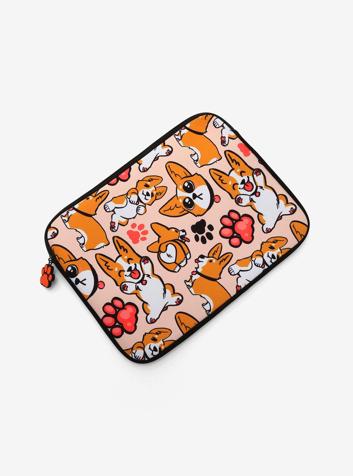 Corgi Laptop Case, , hi-res