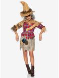 4 Piece Sinister Scarecrow Costume, RED, hi-res