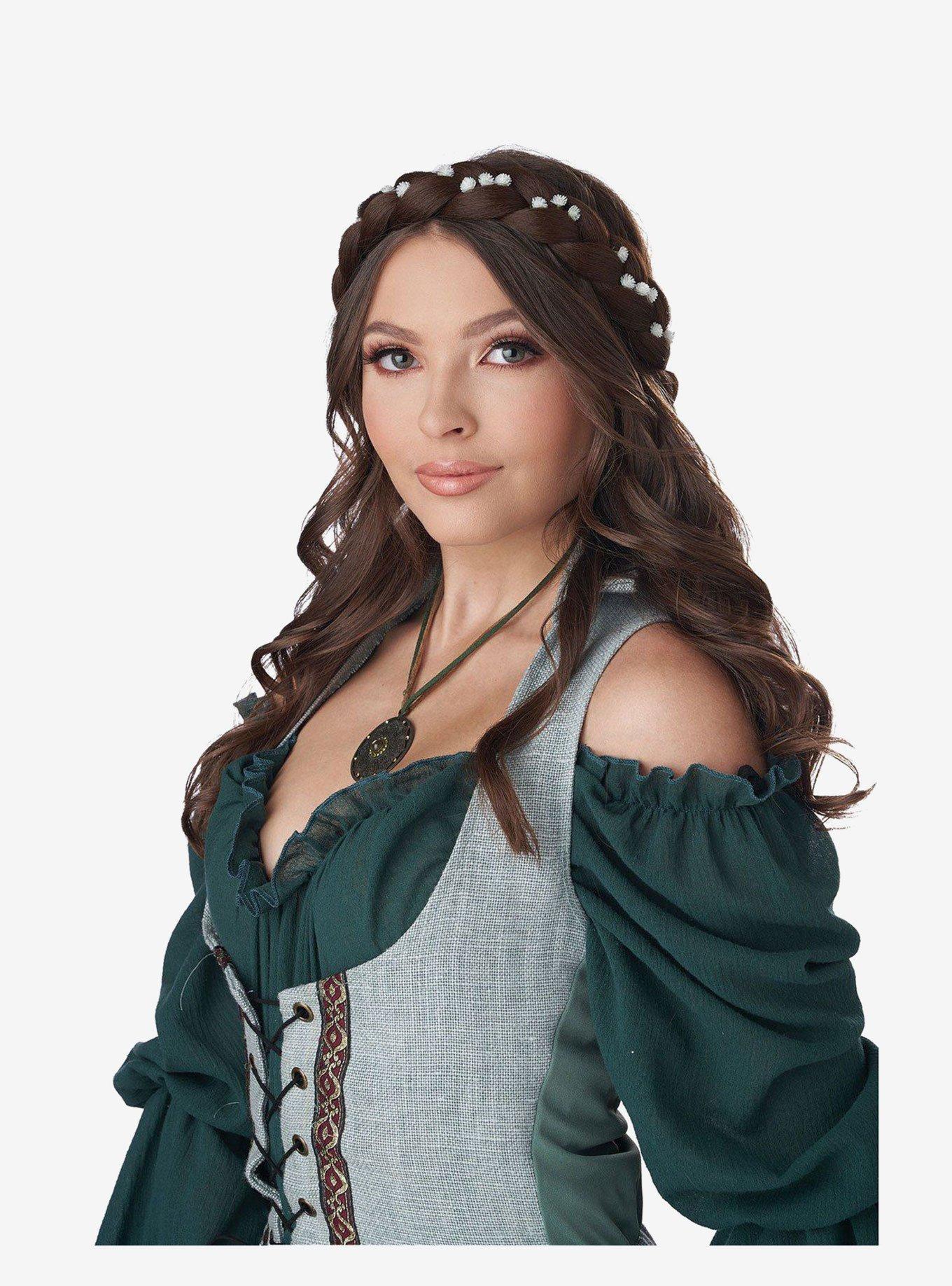 Brunette Halo Braids, , hi-res