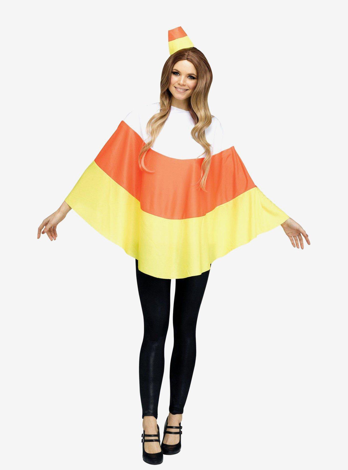 Candy corn Poncho Costume, , hi-res