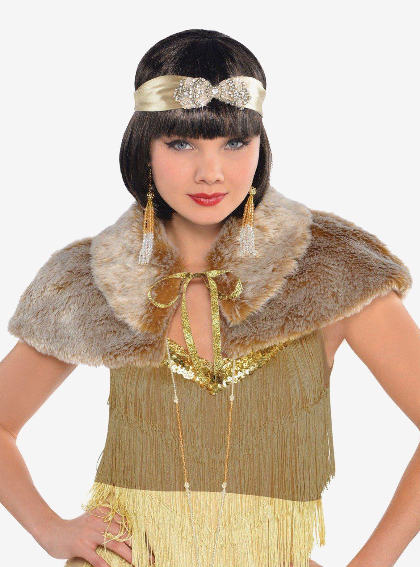 Furry 20's Capelet Accessory, , hi-res