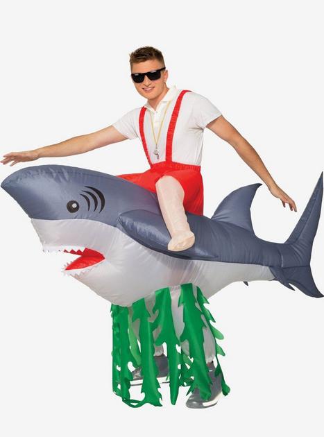 Inflatable Ride-A-Shark Costume | Hot Topic