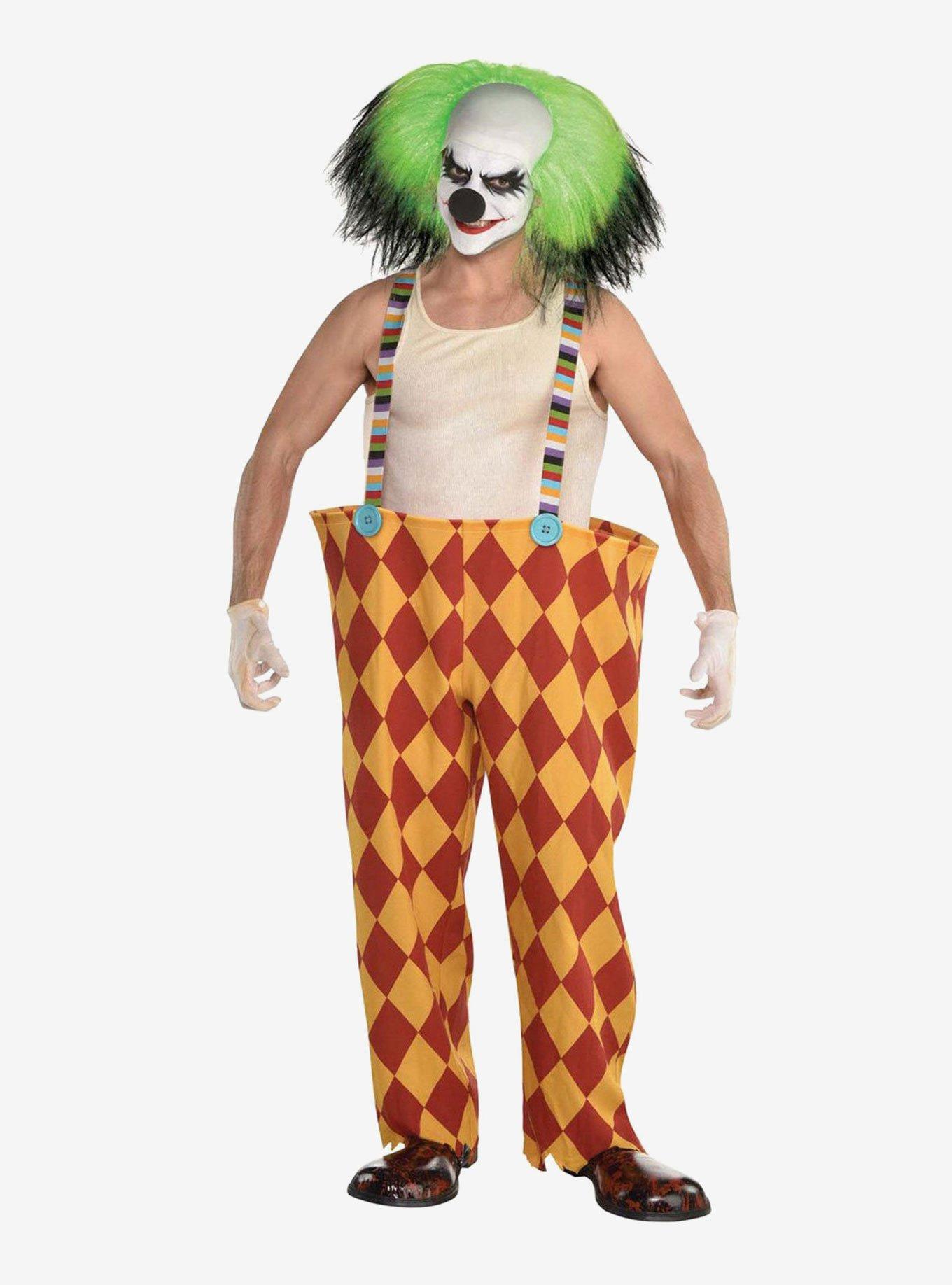 Scary Clown Supspender Hoop Pants, , hi-res