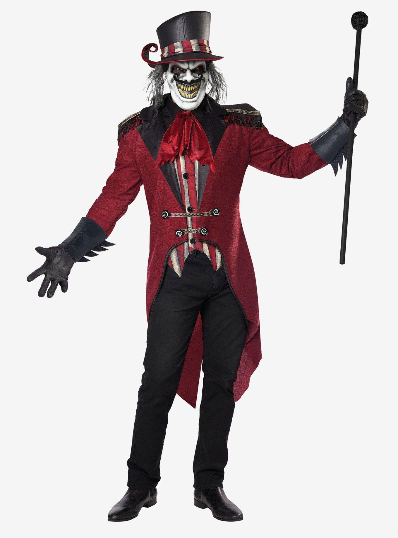Wicked Ringmaster Costume, RED, hi-res