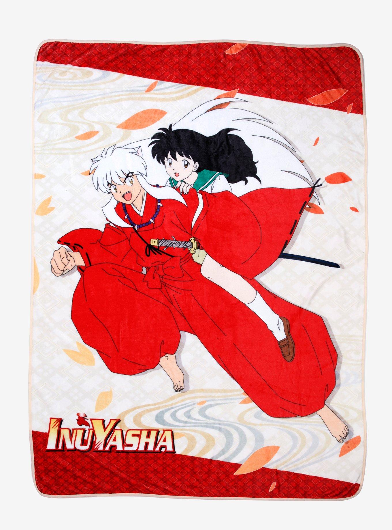 Inuyasha Kagome & Inuyasha Throw Blanket Hot Topic