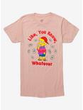 The Simpsons Lisa Whatever Women's T-Shirt - BoxLunch Exclusive, NAVY, hi-res