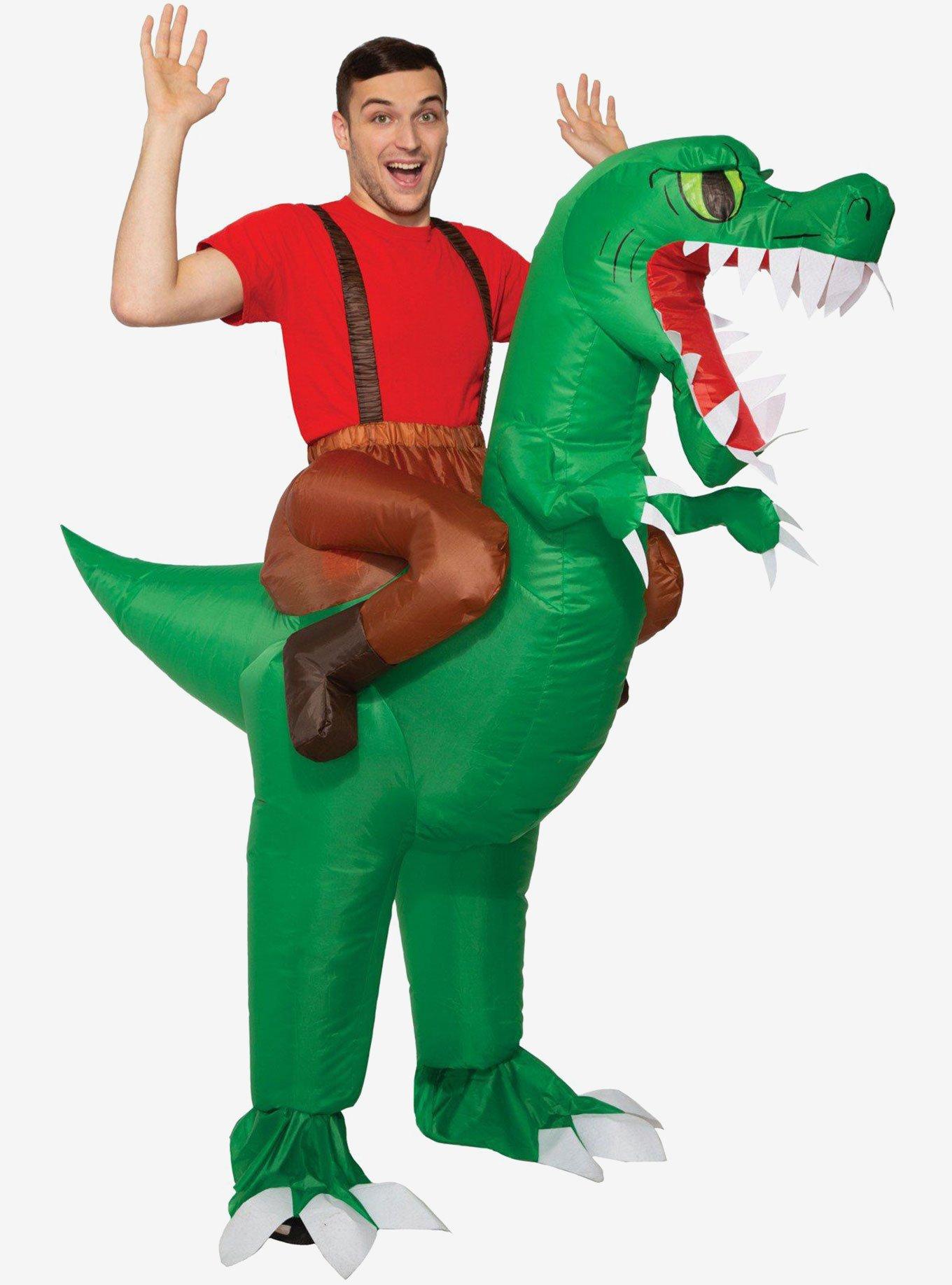 Inflatable Ride-A-Dinosaur Costume, , hi-res