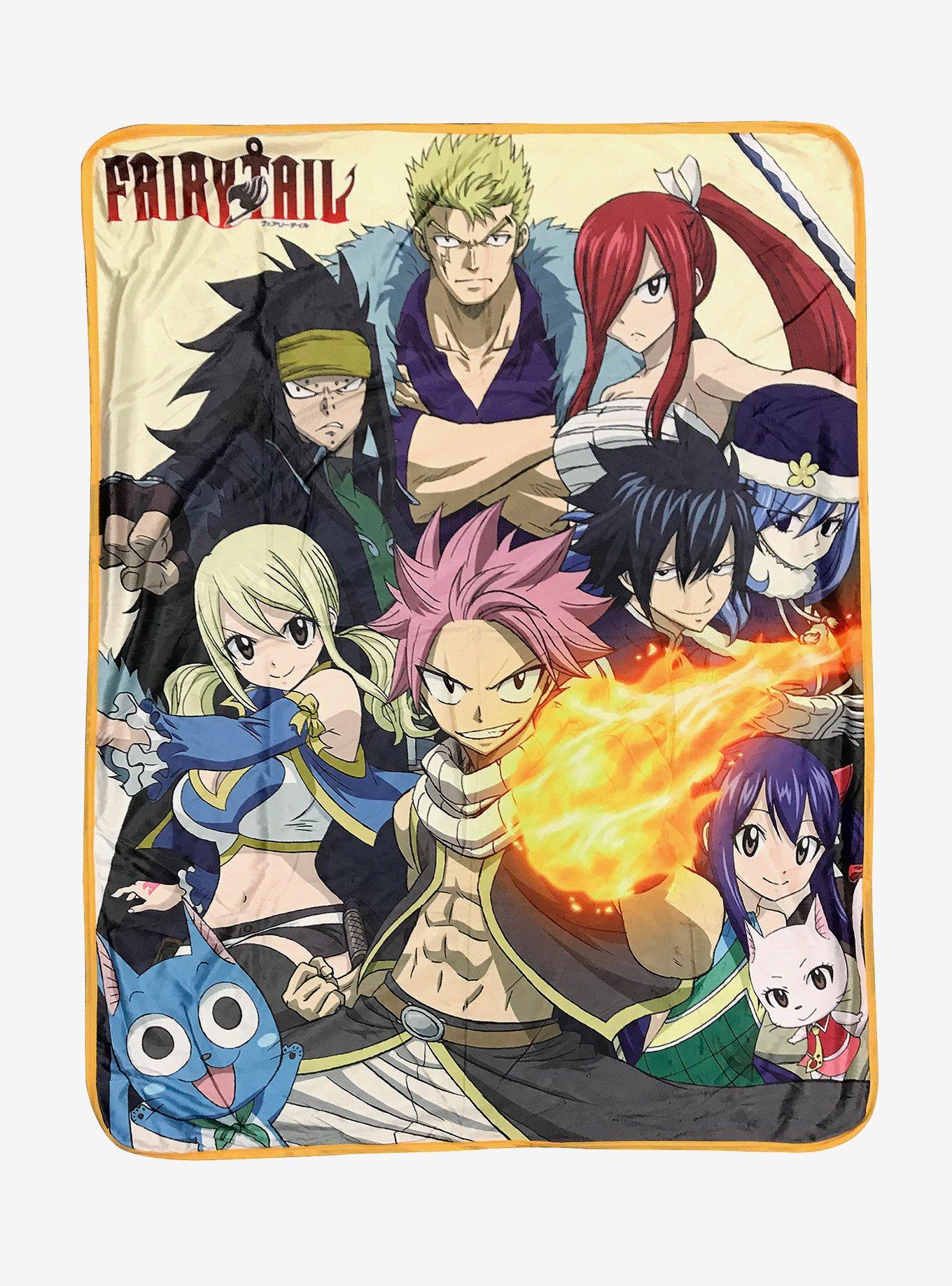 Fairy Tail Team Natsu Throw Blanket, , hi-res