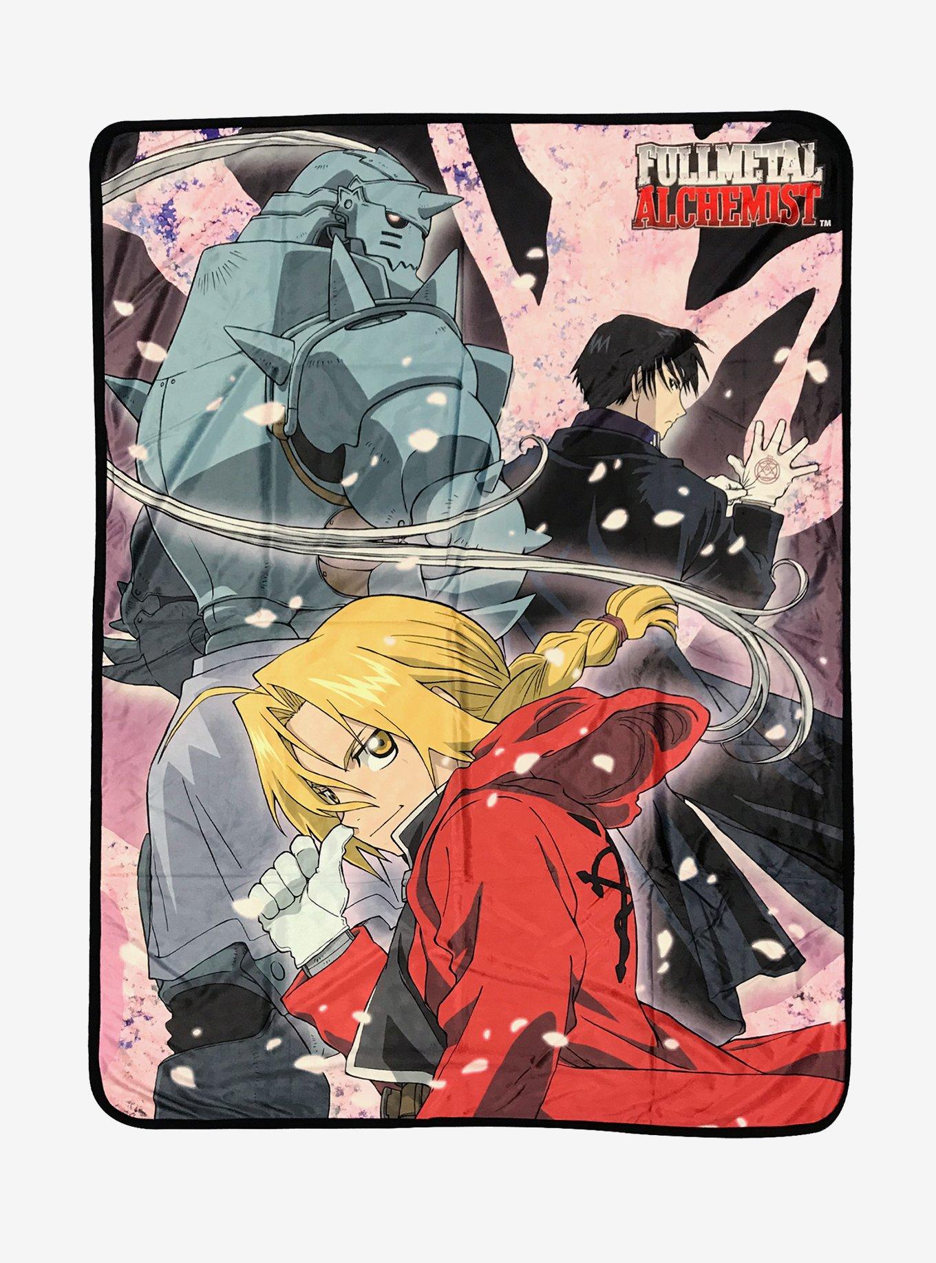 Fullmetal Alchemist Throw Blanket Fleece shops 56”x44