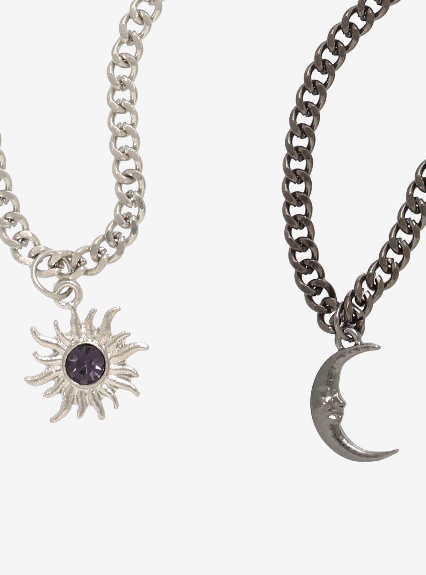 Sun & Moon Best Friend Necklace Set