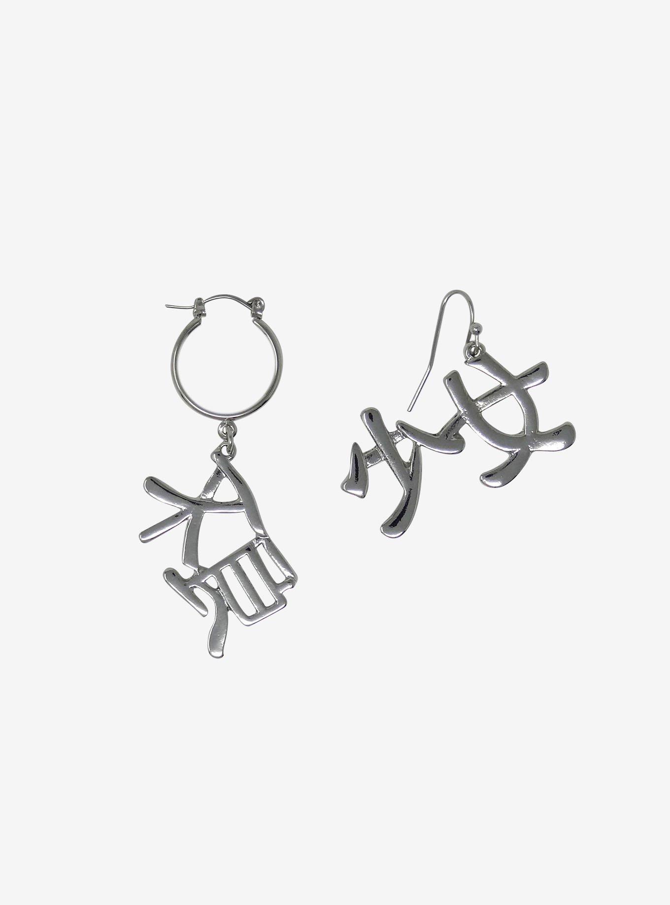 Bad Girl Mismatch Earrings, , hi-res