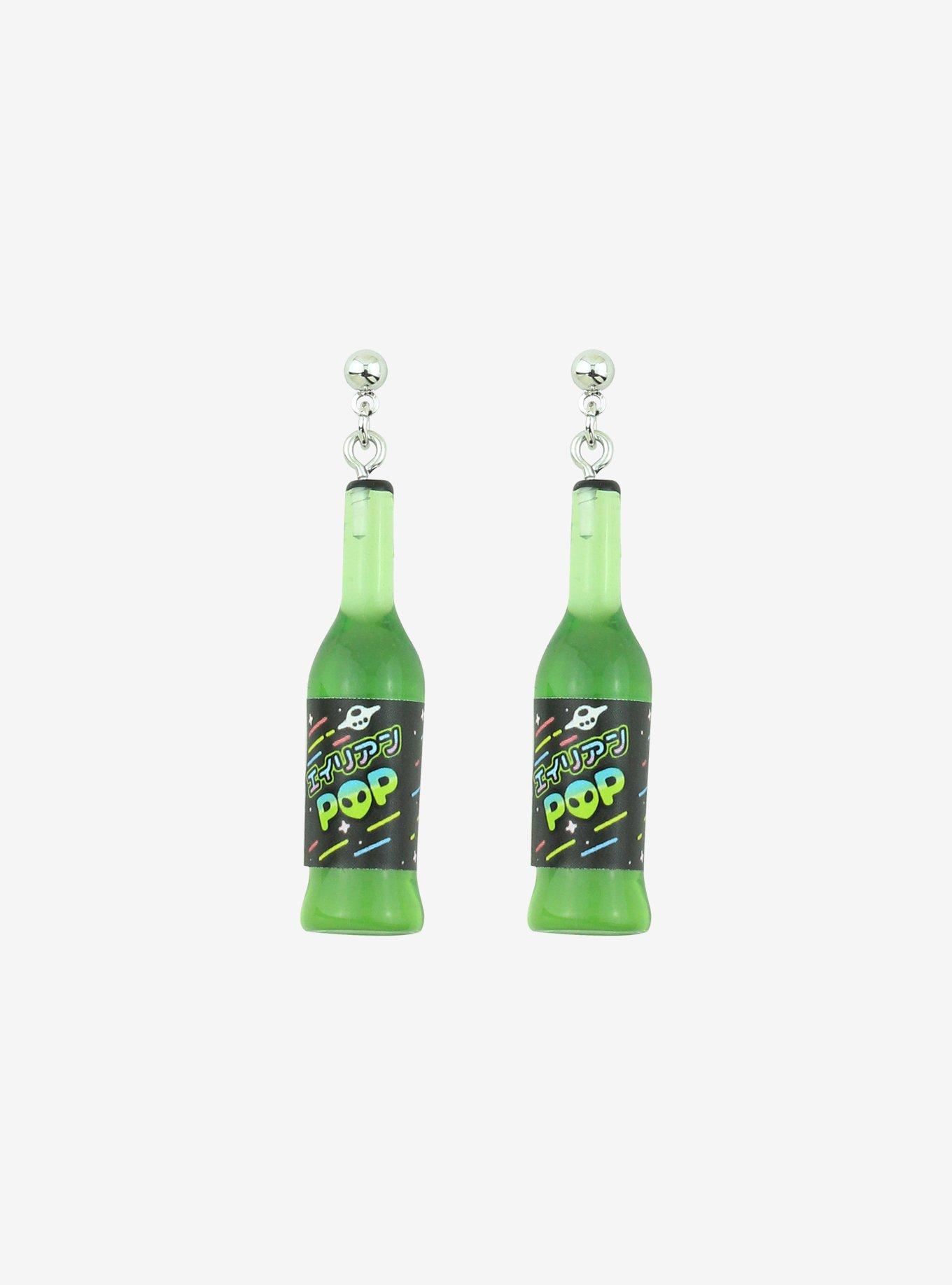 Alien Soda Dangle Earrings, , hi-res
