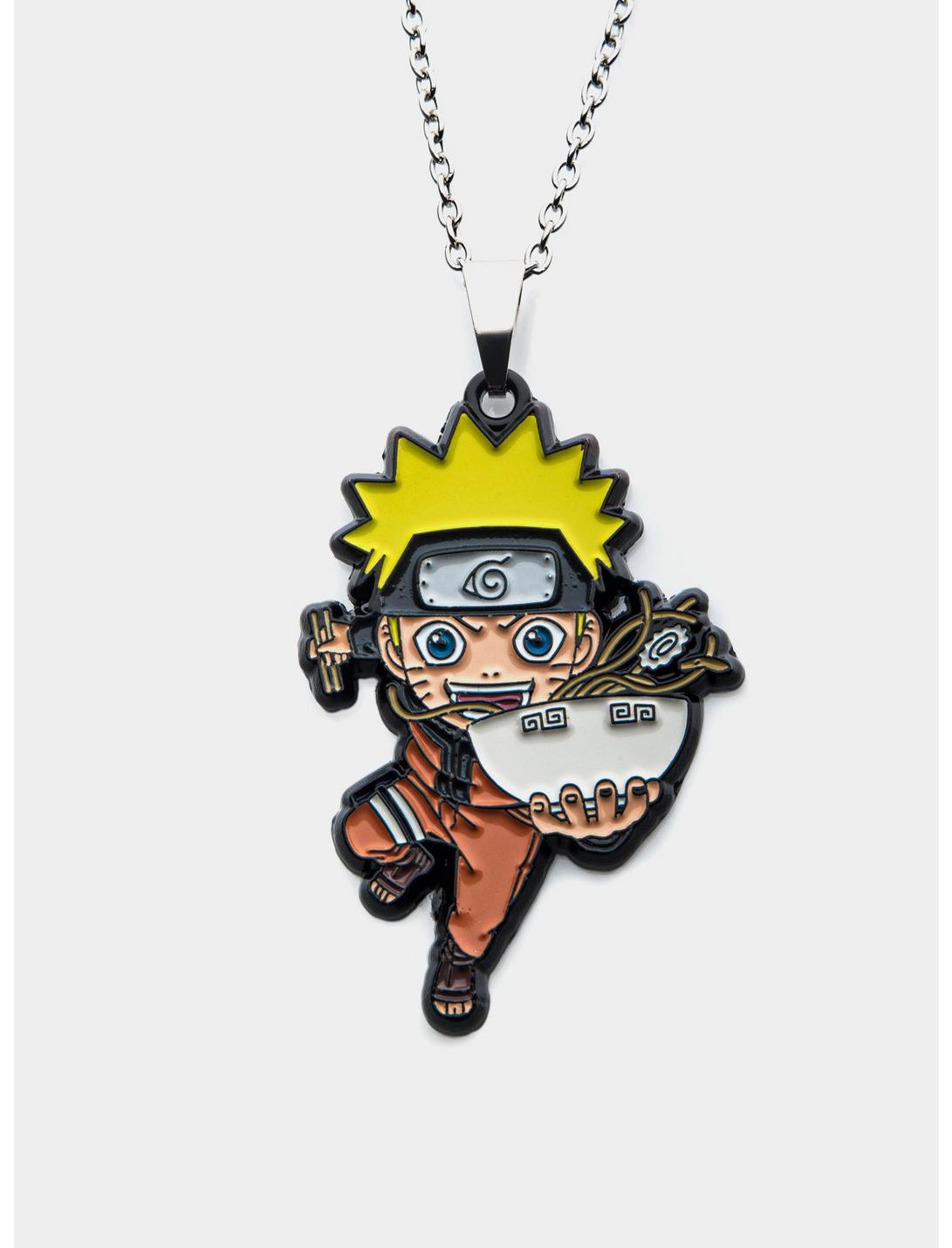 Naruto Shippuden Naruto With Ramen Pendant Necklace, , hi-res