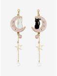 Sailor Moon Artemis & Luna Sparkle Drop Earrings, , hi-res