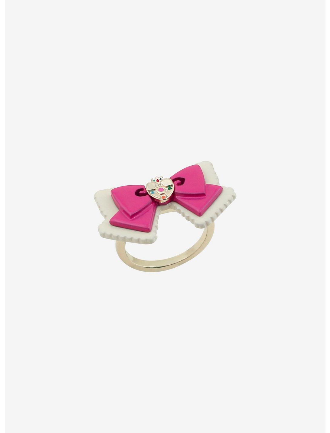 Sailor Moon Cosmic Heart Compact Bow Ring, , hi-res