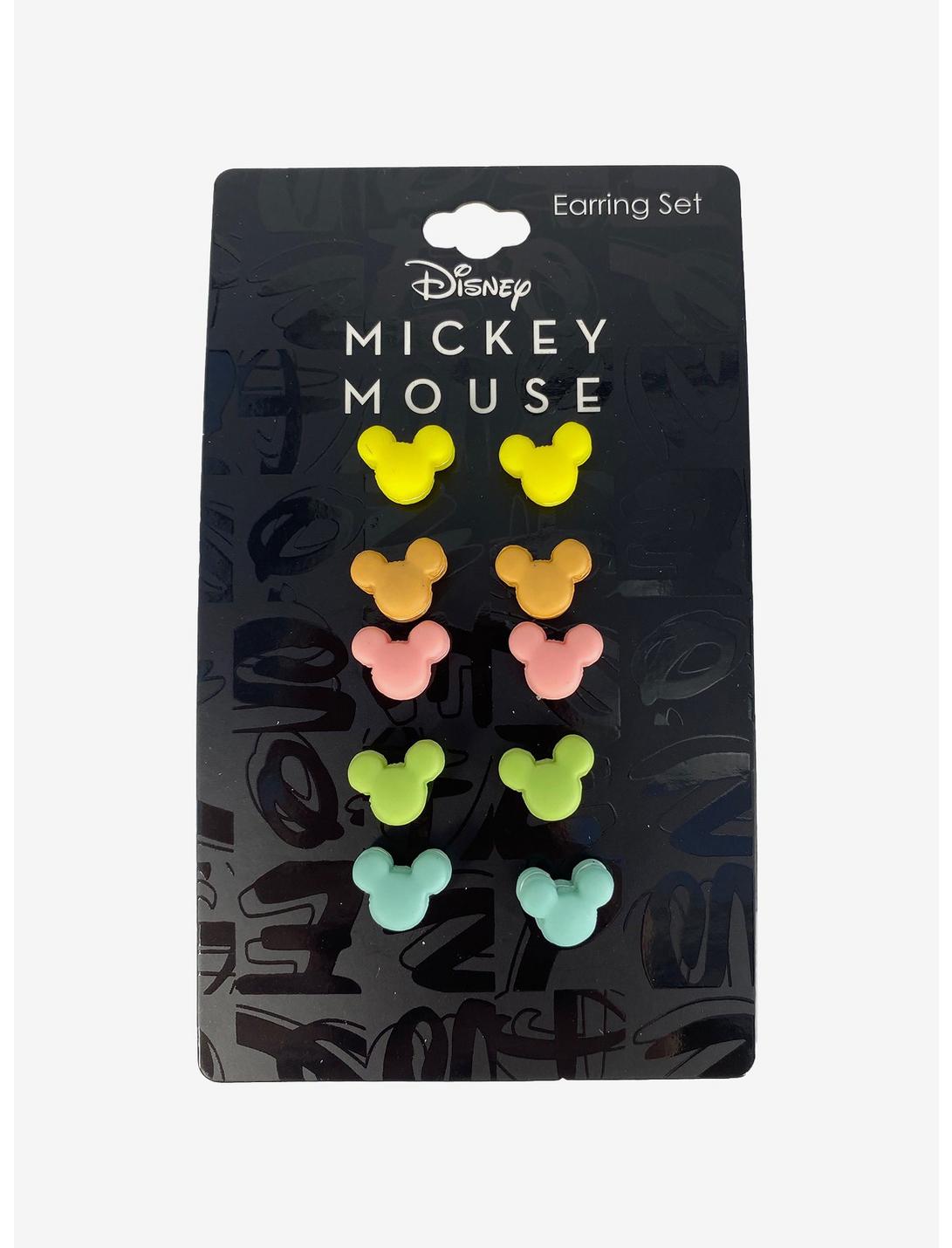 Disney Mickey Mouse Macaron Earring Set, , hi-res