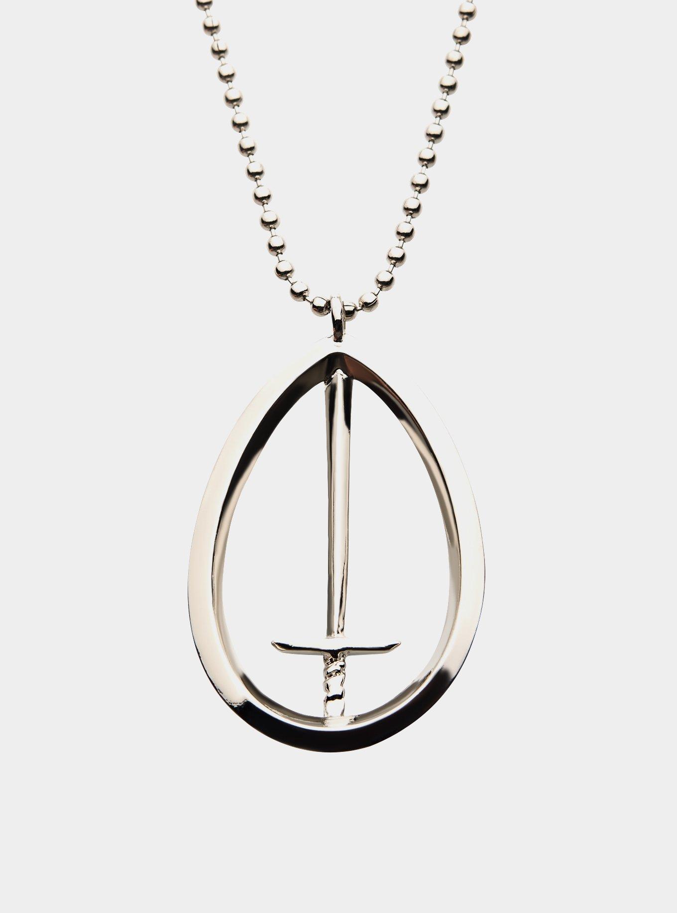 Marvel WandaVision SWORD Symbol Pendant Necklace, , hi-res