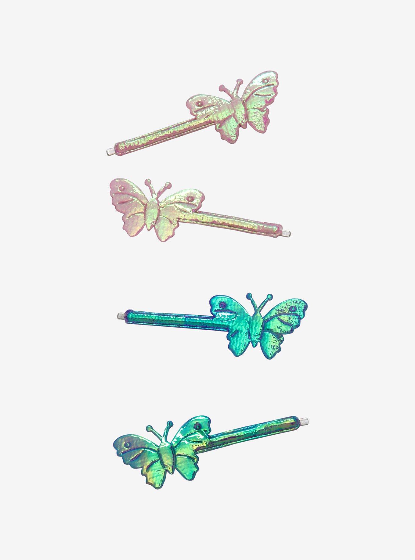 Butterfly Bobby Pin Set, , hi-res