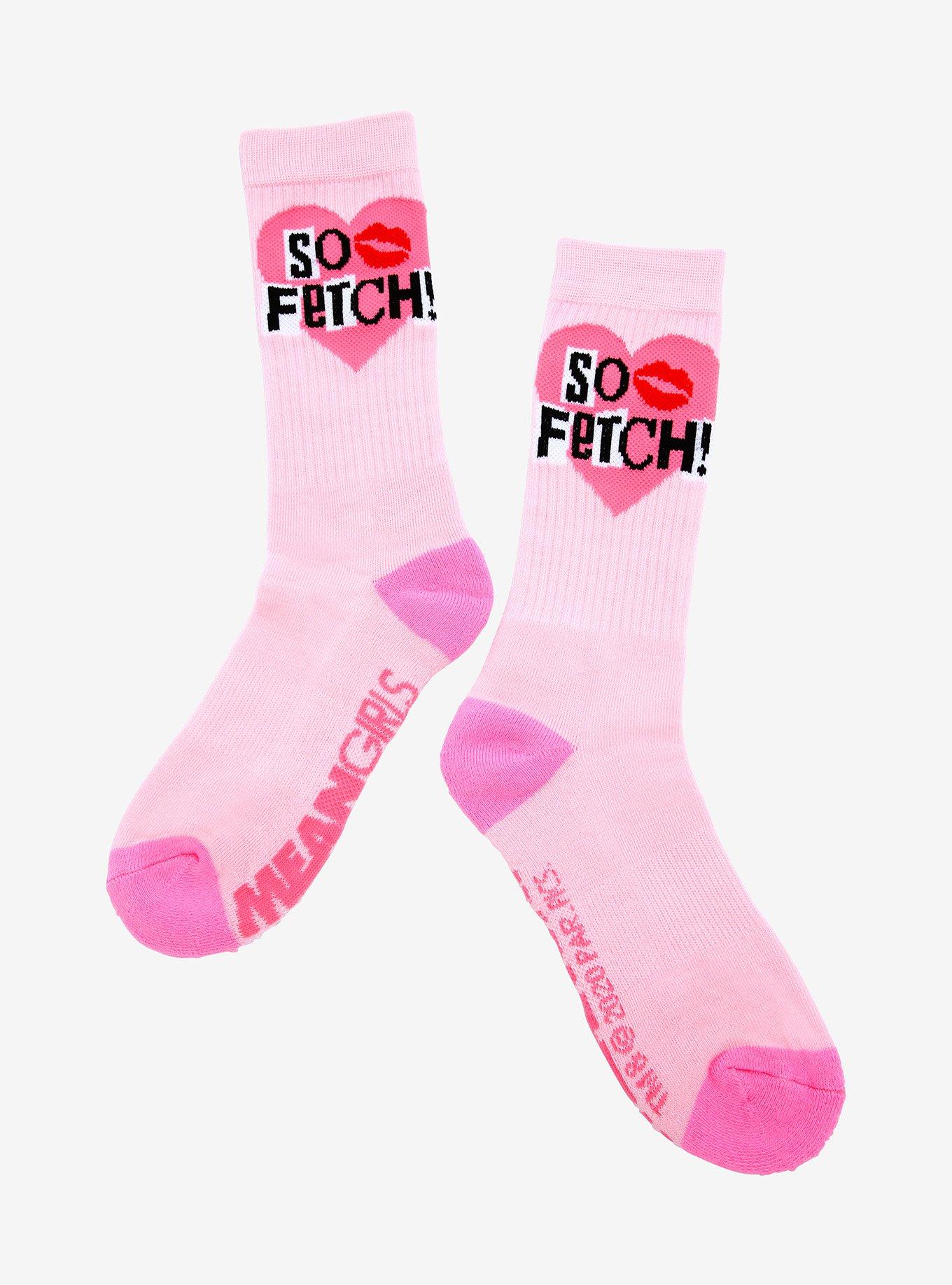 Mean Girls So Fetch Crew Socks Hot Topic