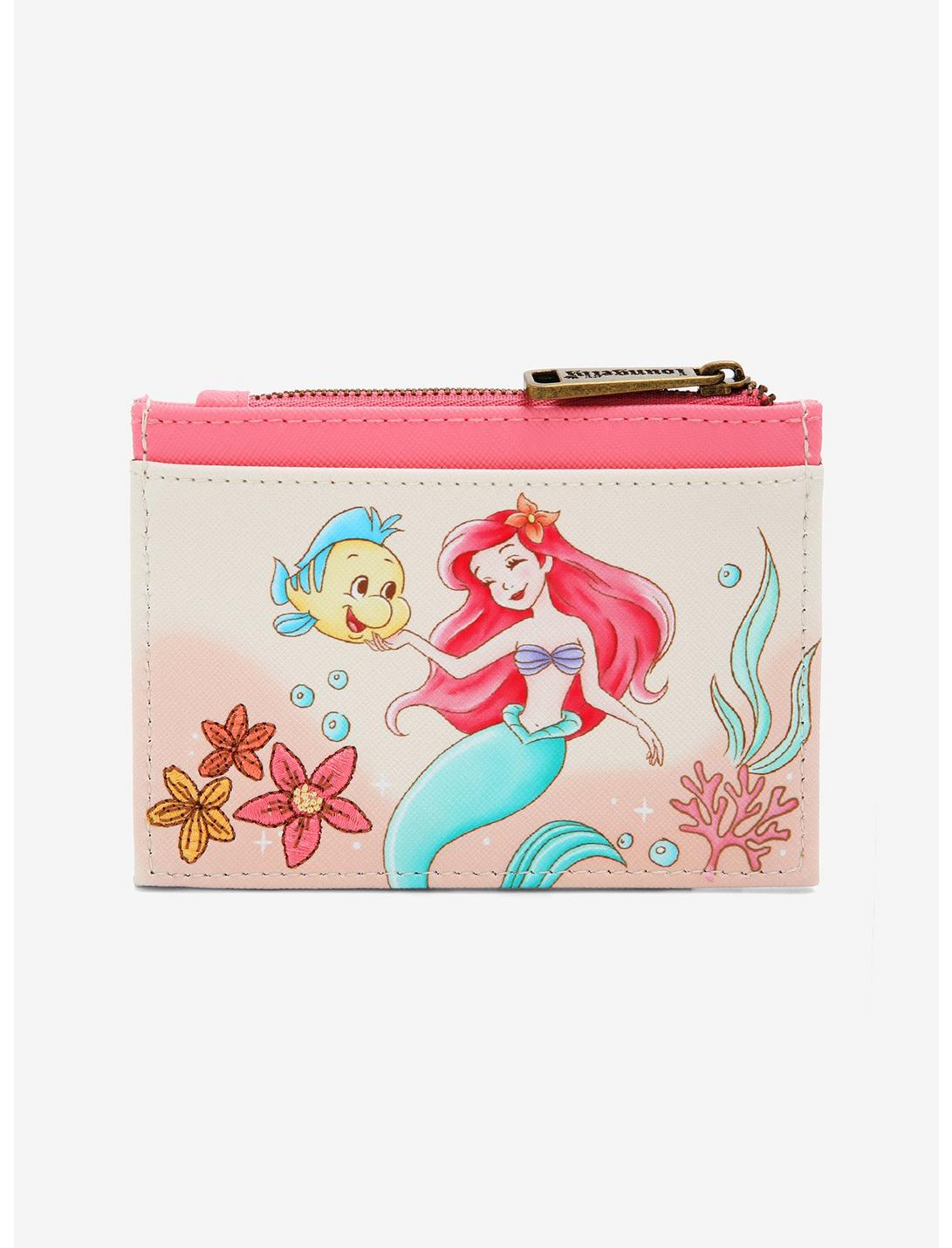 Loungefly Disney The Little Mermaid Floral Cardholder - BoxLunch Exclusive, , hi-res