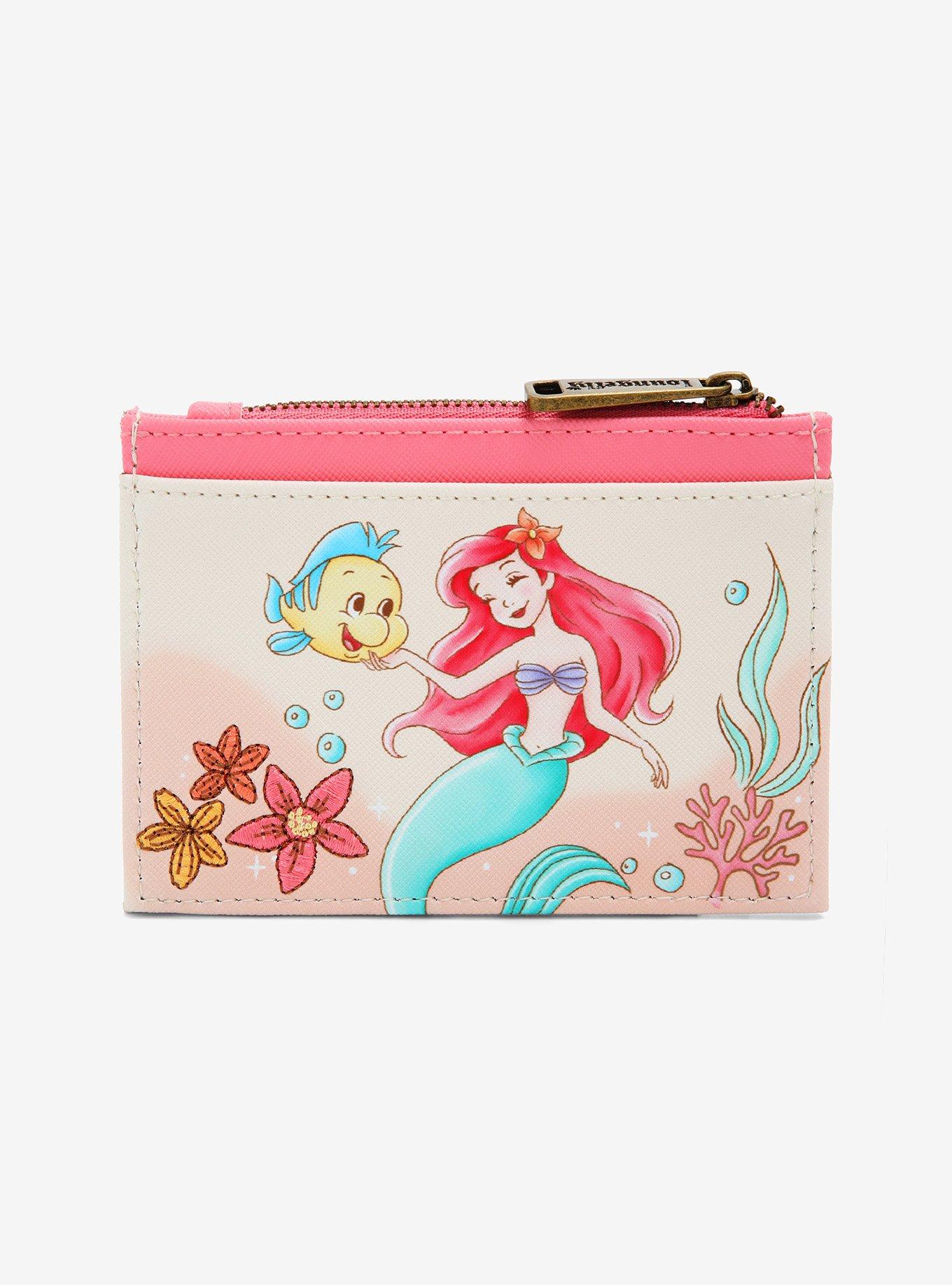 Loungefly Disney The Little Mermaid Floral Cardholder - BoxLunch Exclusive, , hi-res
