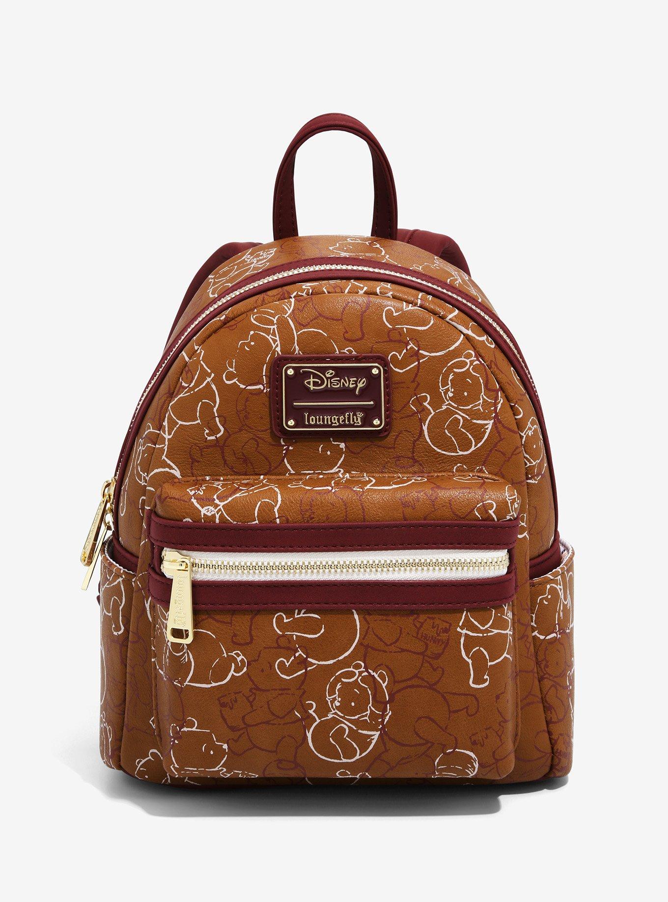 Loungefly Disney Winnie the Pooh Line Art Mini Backpack - BoxLunch Exclusive, , hi-res