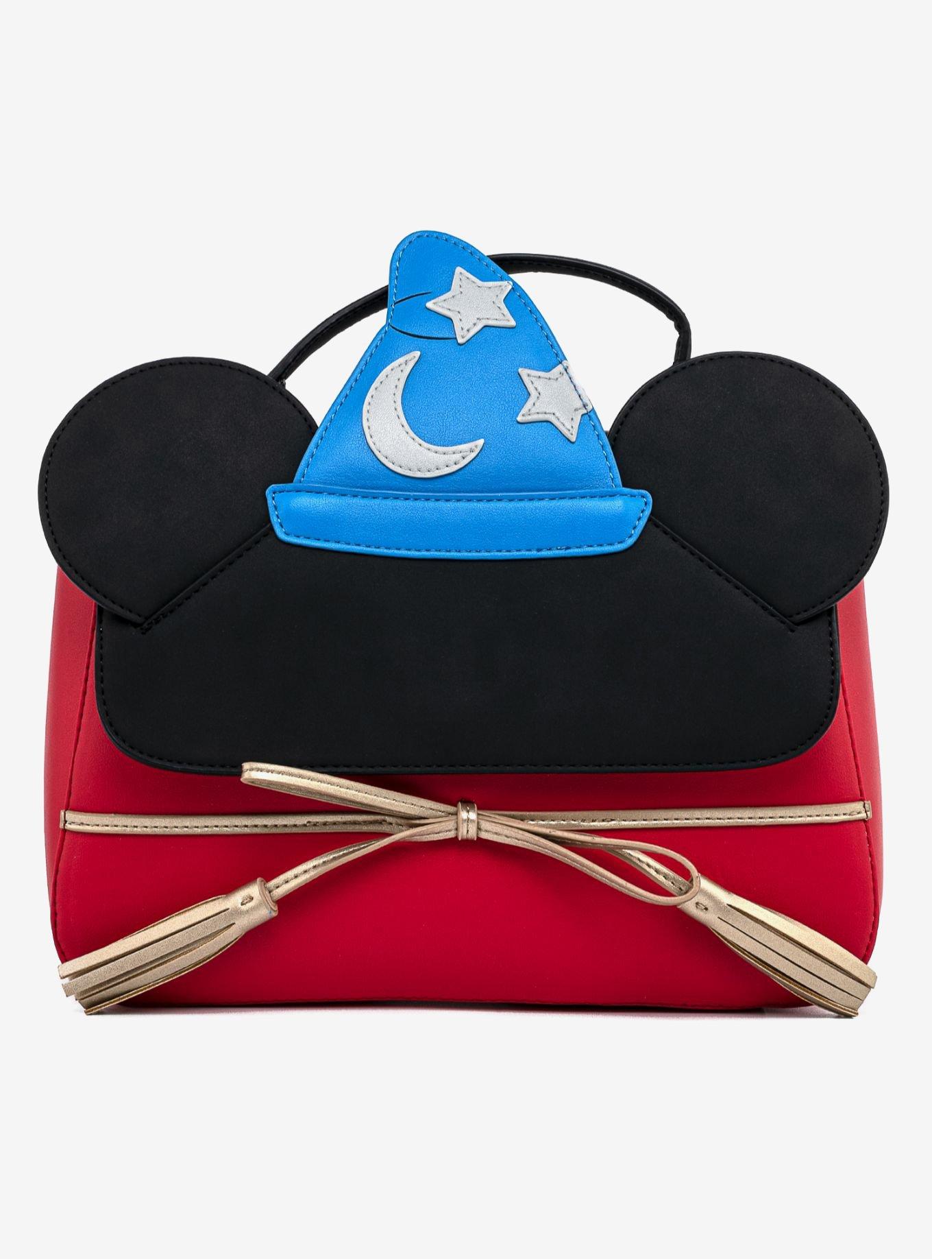 Loungefly Disney Fantasia Sorcerer Mickey Crossbody Purse, , hi-res