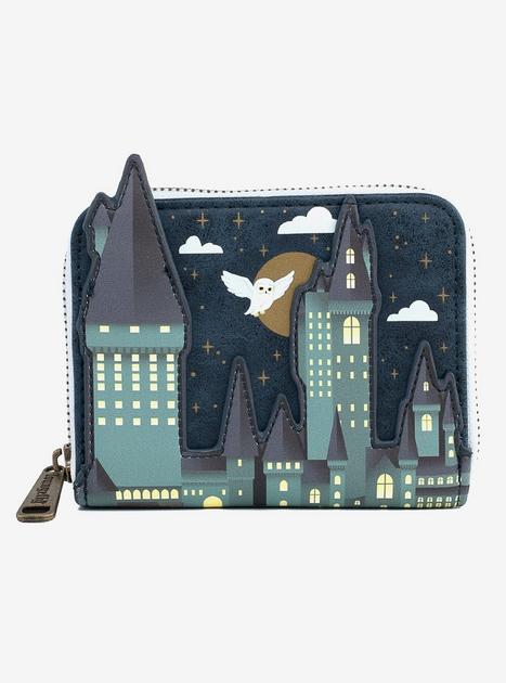 Loungefly Harry Potter Hogwarts Castle Small Zip Wallet | BoxLunch