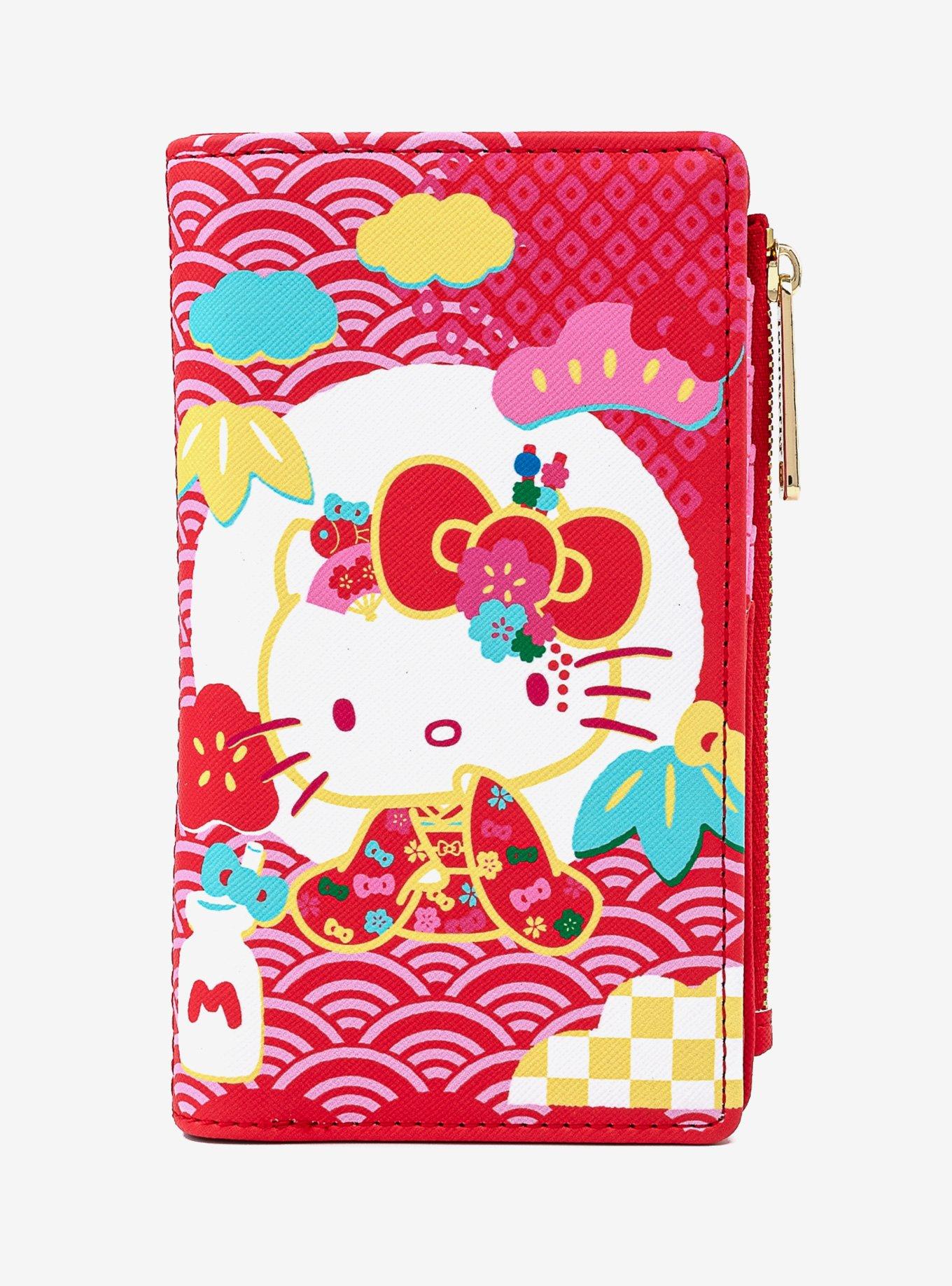 Loungefly, Bags, Loungefly Leather Sanrio Hello Kitty Tan Tote Bag Wallet  Matching Set