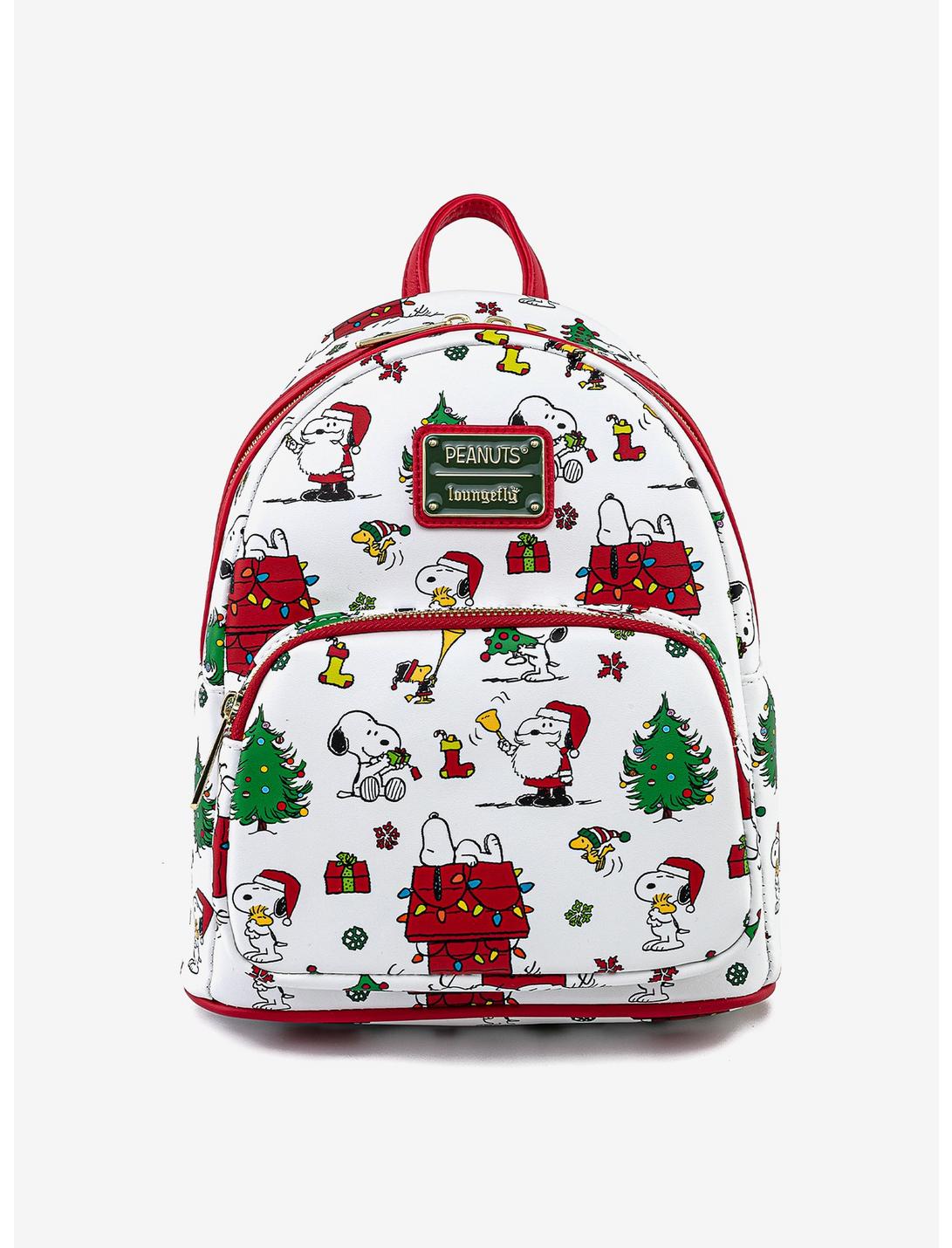 Loungefly Peanuts Snoopy & Woodstock Holiday Mini Backpack, , hi-res