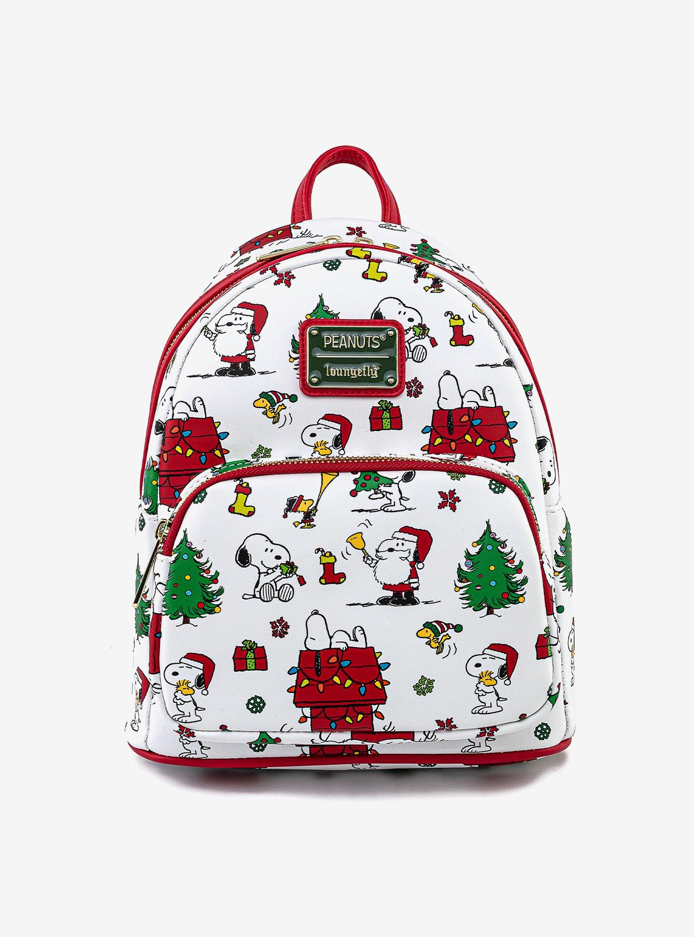 バックパック・リュック Loungefly Peanuts Happy Holidays Mini Backpack Loungefly Peanuts Happy Holidays Mini-Backpack – A1 Swag