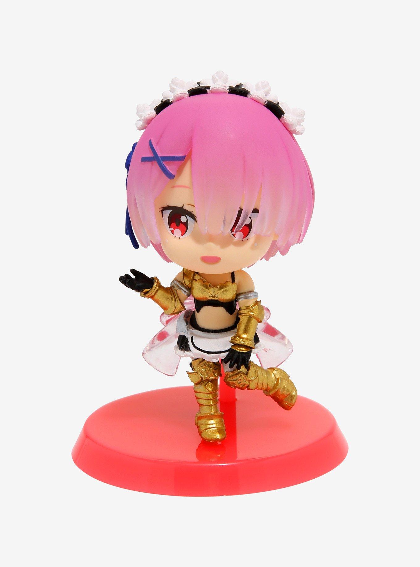 Banpresto Re:Zero Starting Life In Another World Chibi Kyun-Chara Vol.3 Ram (Ver.A) Mini Figure, , hi-res