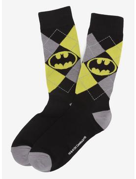 DC Comics Batman Argyle Classic Socks, , hi-res