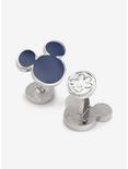 Disney Mickey Mouse Silhouette Blue Cufflinks, , hi-res