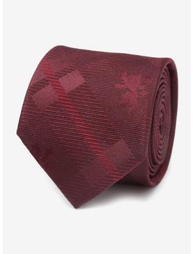 Game of Thrones Lannister Lion Red Plaid Silk Tie, , hi-res