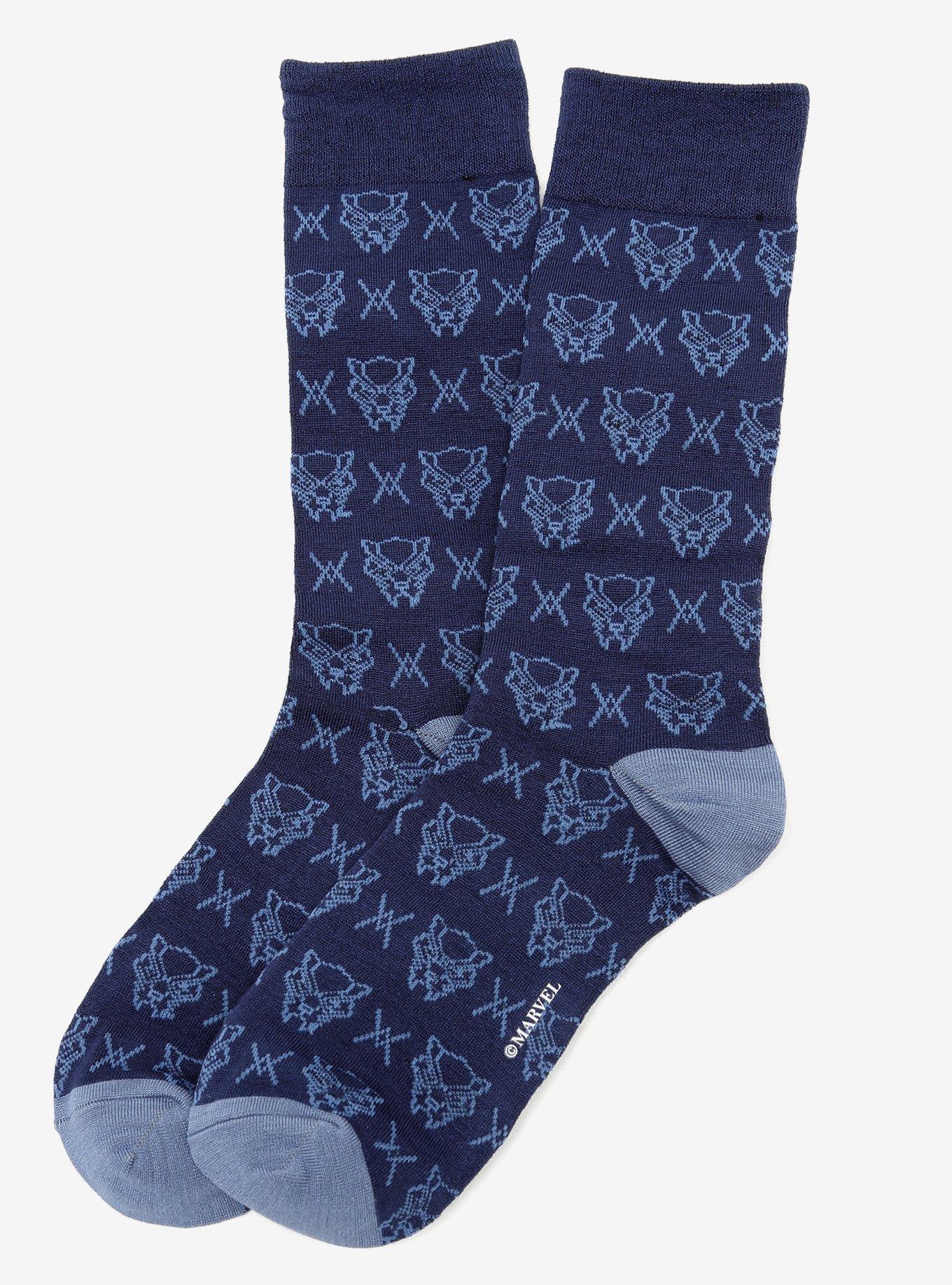 Marvel Black Panther Blue Socks, , hi-res