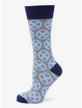 Marvel X-Men Symbol Gray Socks, , hi-res