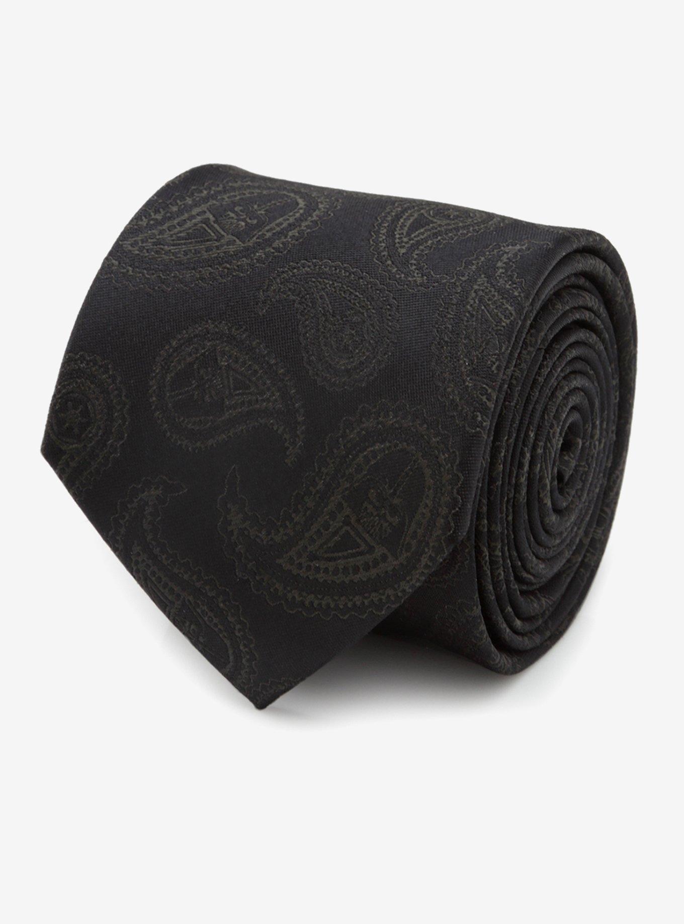 Star Wars Darth Vader Paisley Black Silk Tie | BoxLunch