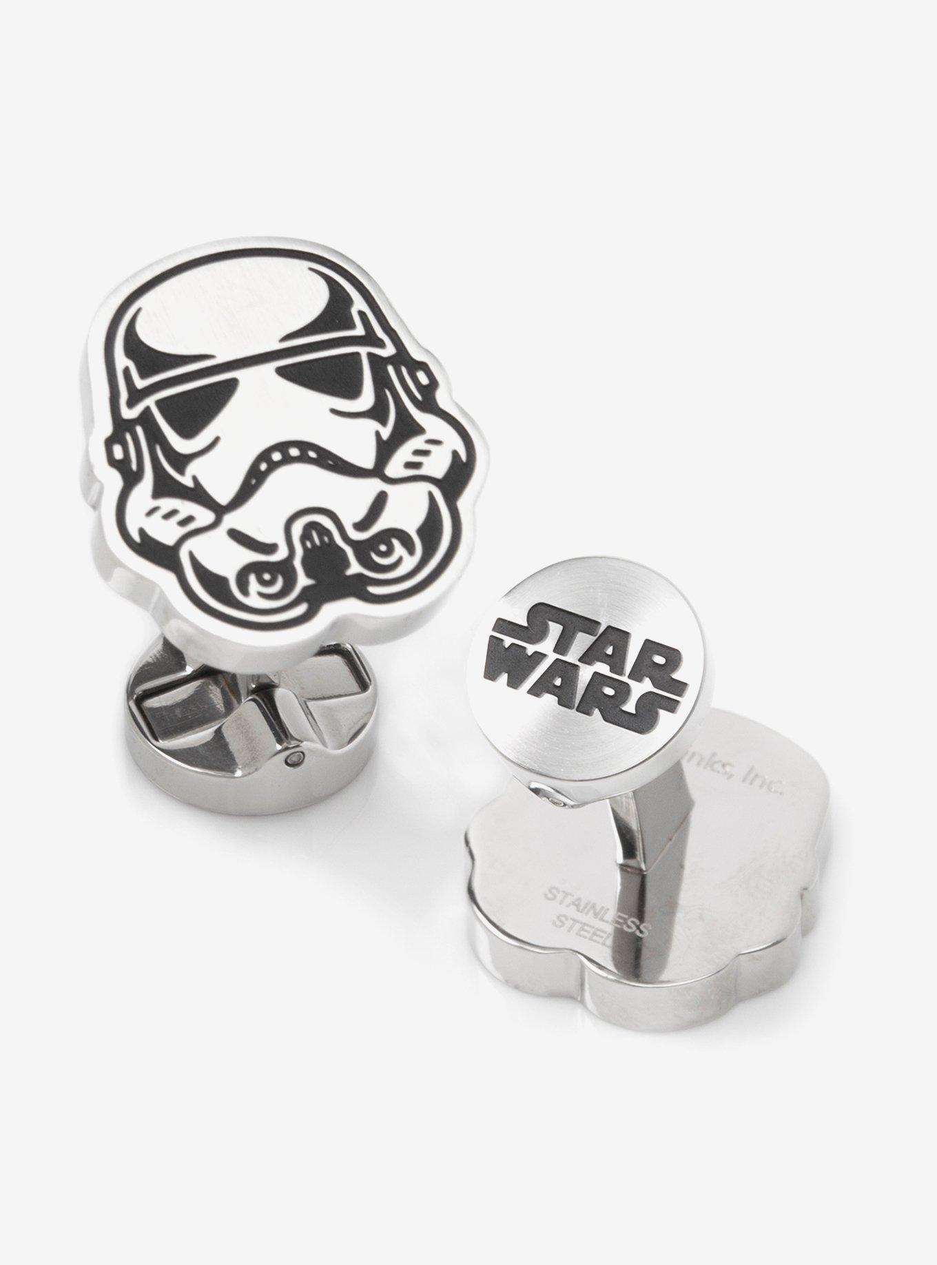 Star Wars Stormtrooper Stainless Steel Cufflinks, , hi-res