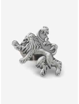 Plus Size Game of Thrones Lannister Lion Antiqued Lapel Pin, , hi-res