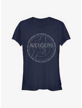 Marvel Avengers Names Girls T-Shirt, , hi-res
